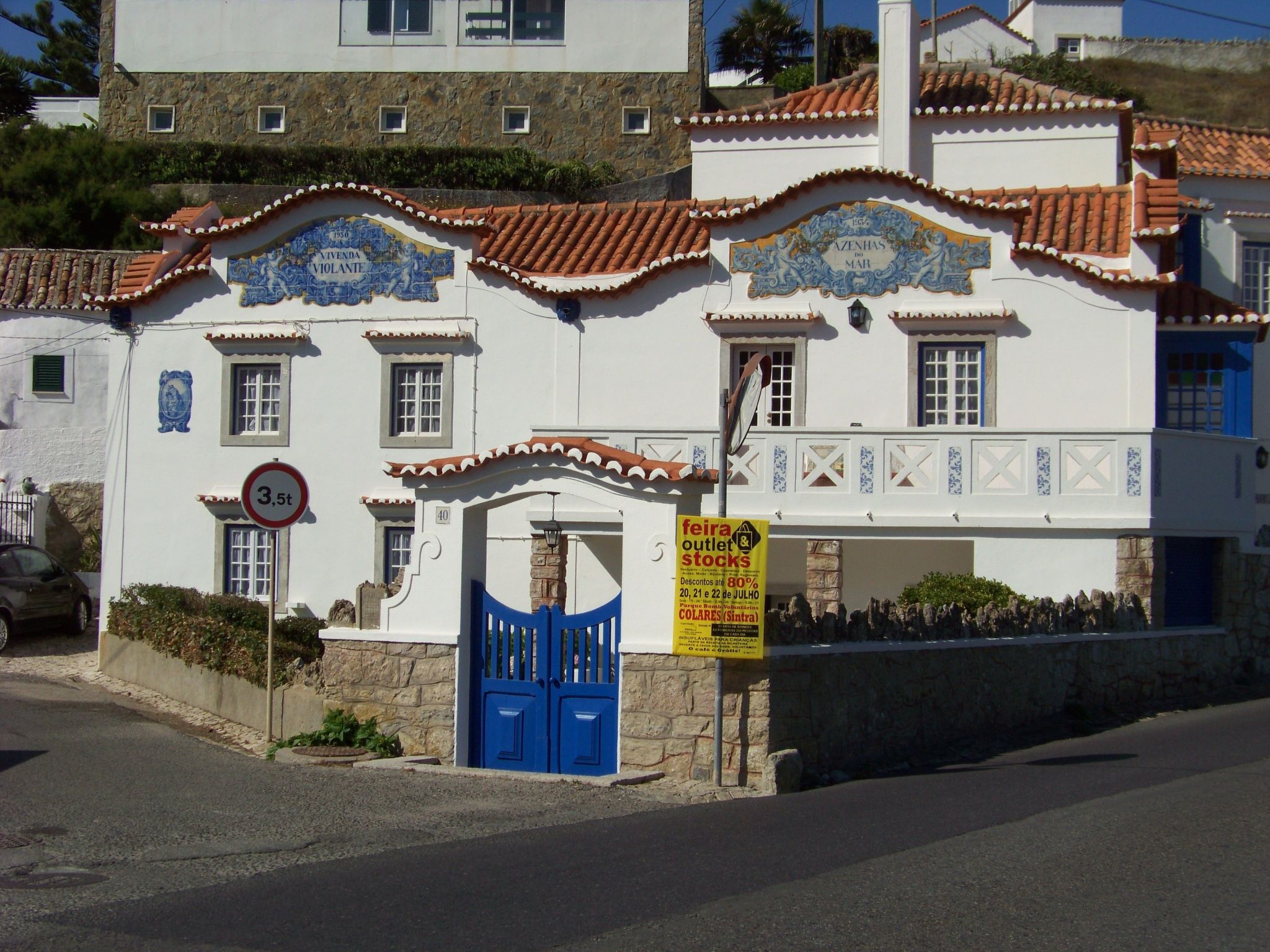 Schöne Wohnung in Azenhas Mar mit privatem Balkon-Binnen
