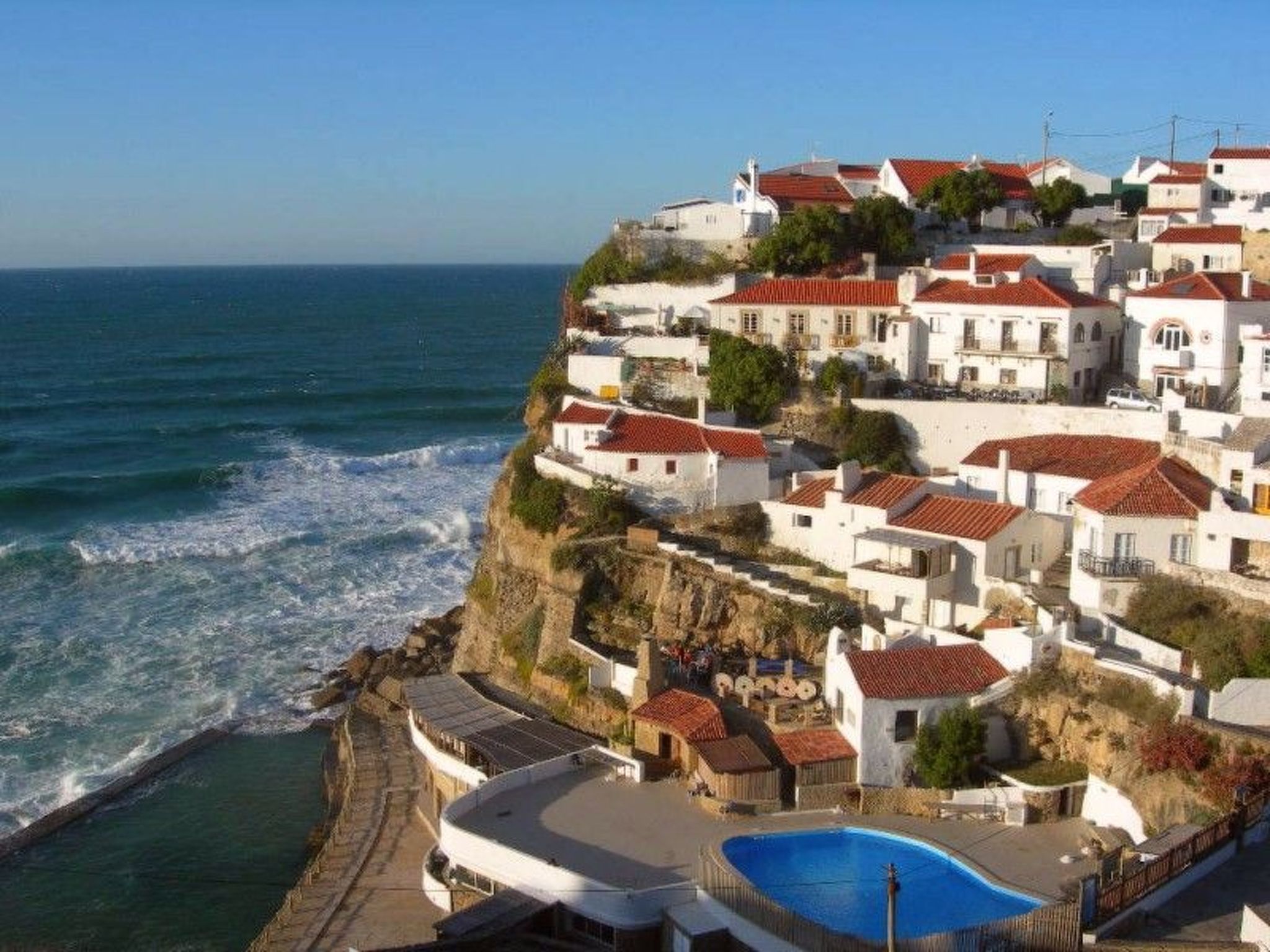 Schöne Wohnung in Azenhas Mar mit privatem Balkon-Binnen