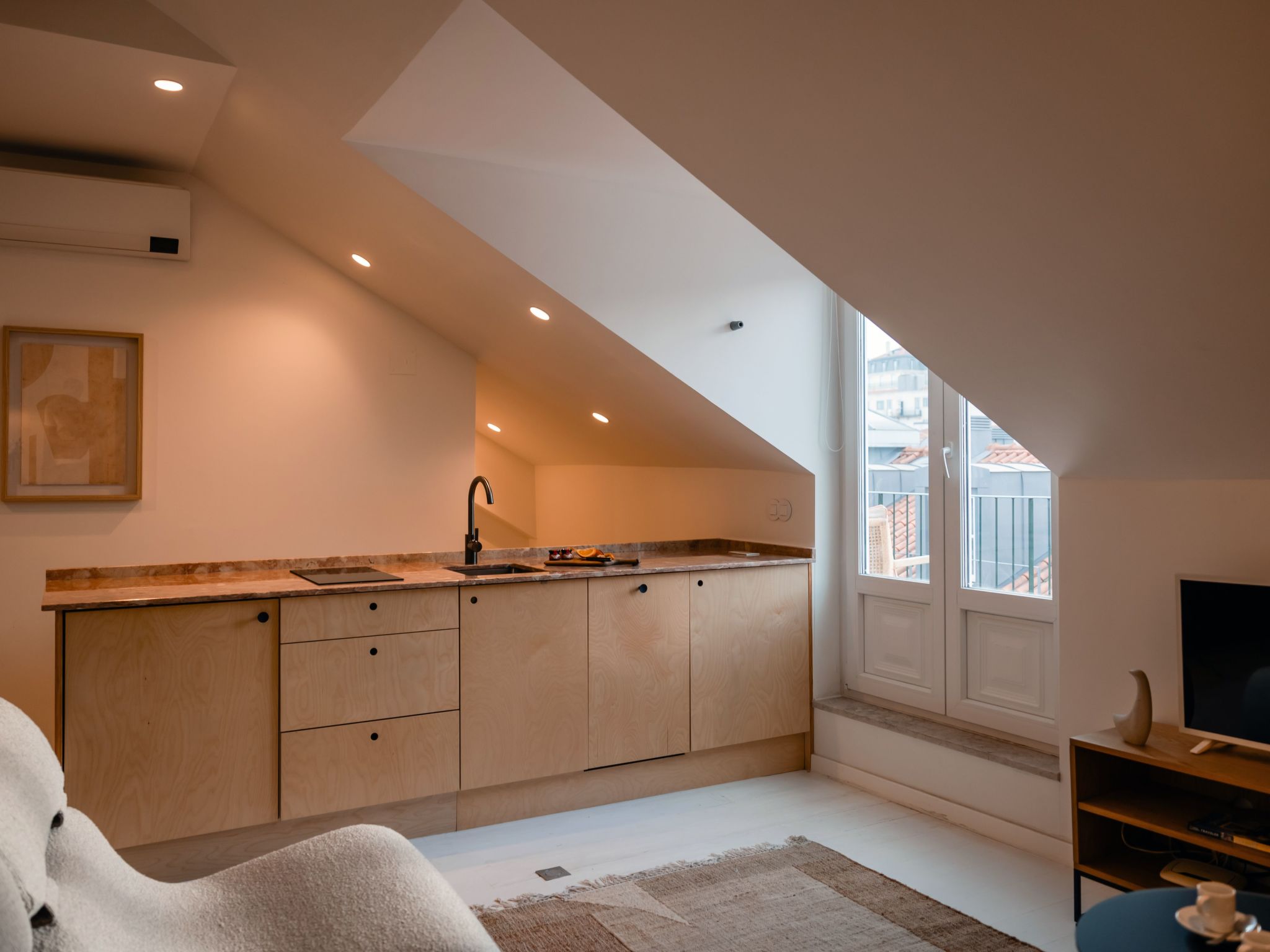 Die Downtown-Terrasse Fabelhafte Aussichten Romantisches Penthouse-Image-tags.info