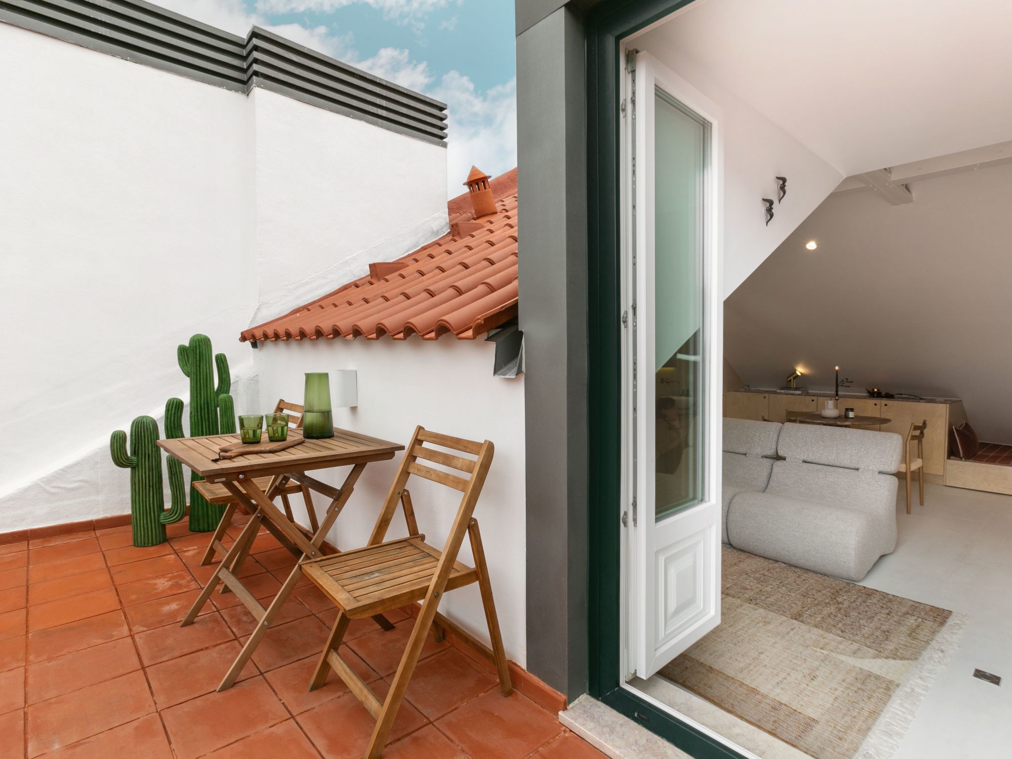 Die Downtown-Terrasse Fabelhafte Aussichten Romantisches Penthouse-Image-tags.info