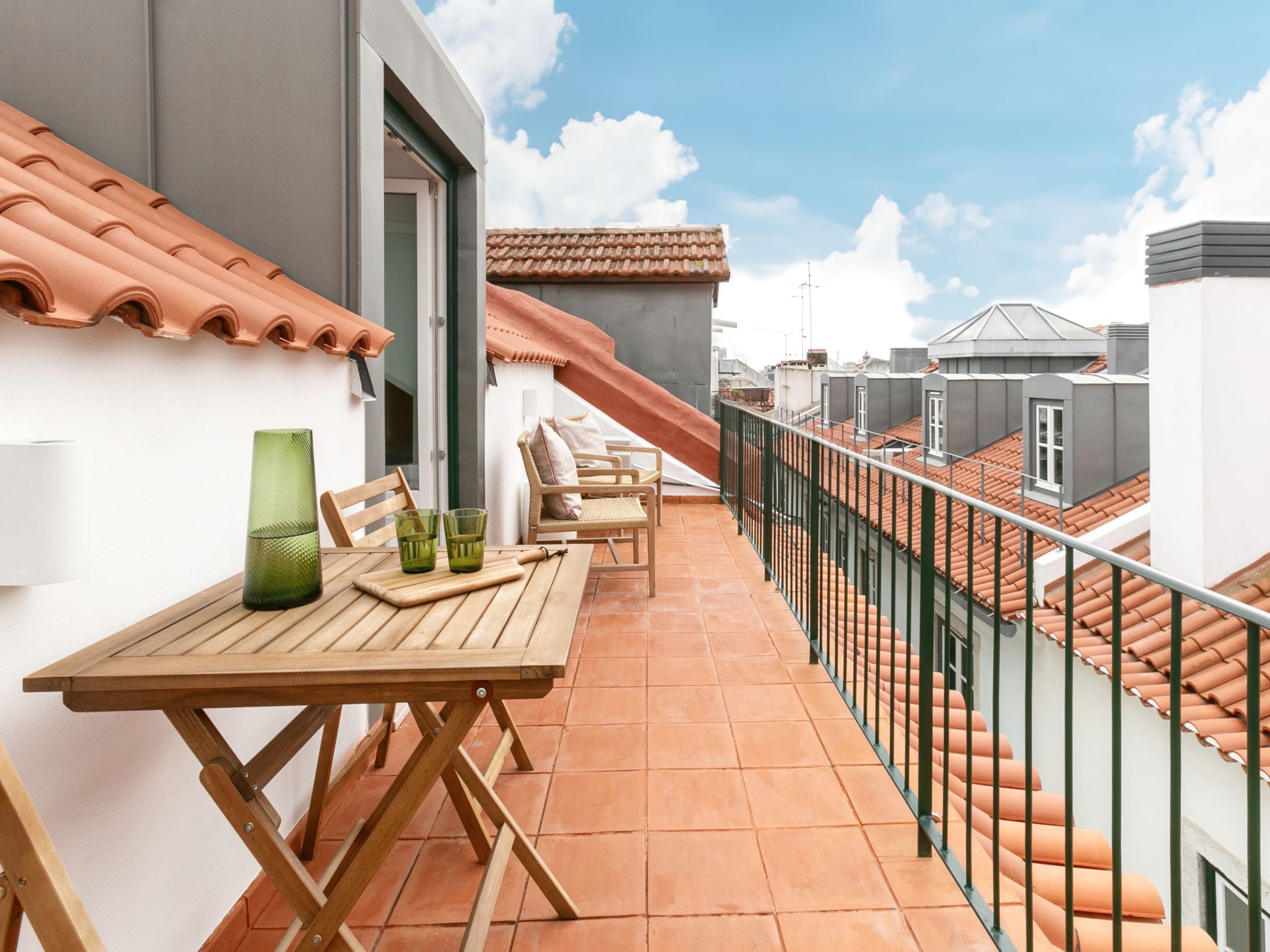 Die Downtown-Terrasse Fabelhafte Aussichten Romantisches Penthouse-Image-tags.info