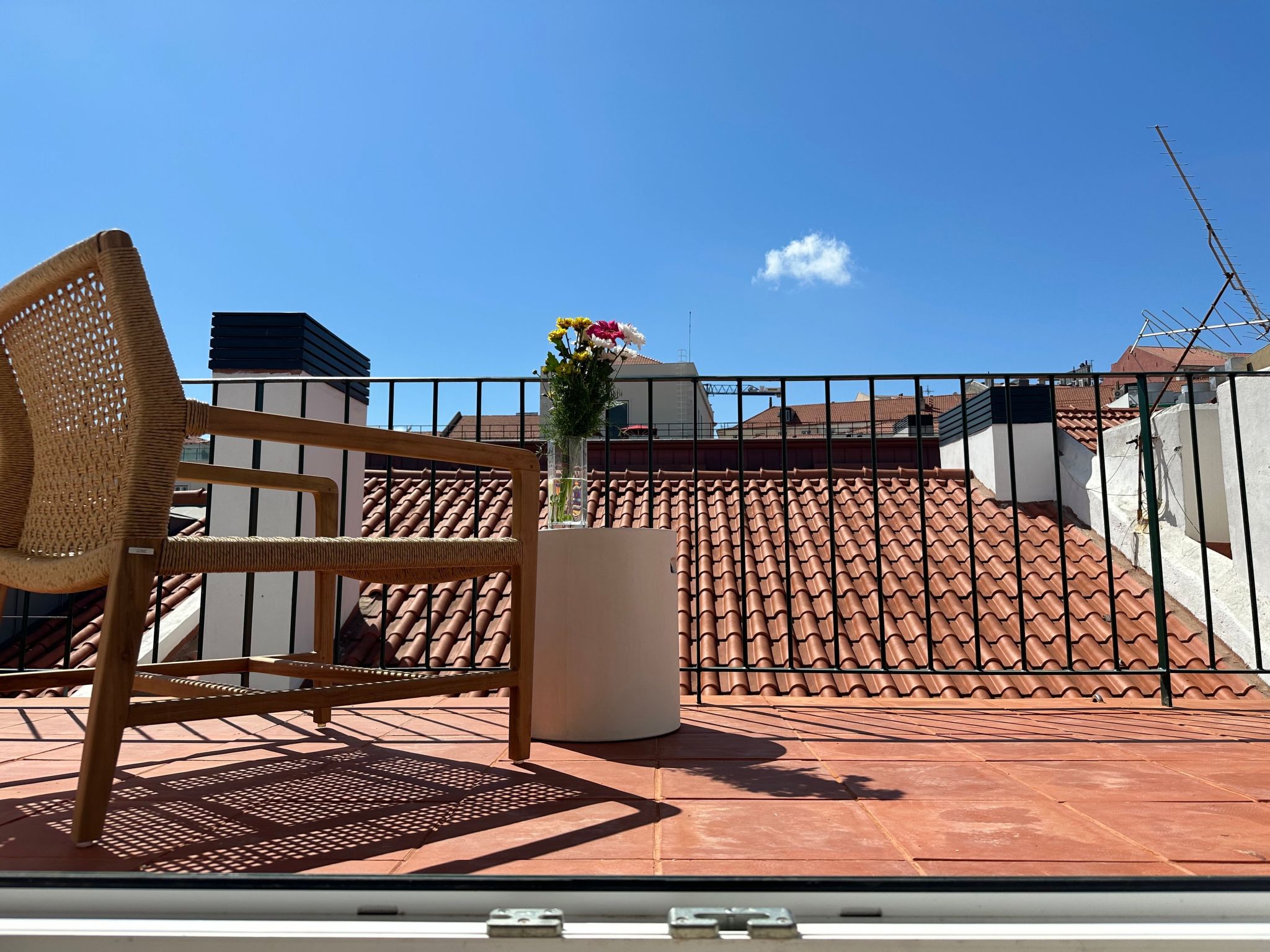 Die Downtown-Terrasse Fabelhafte Aussichten Romantisches Penthouse-Image-tags.info