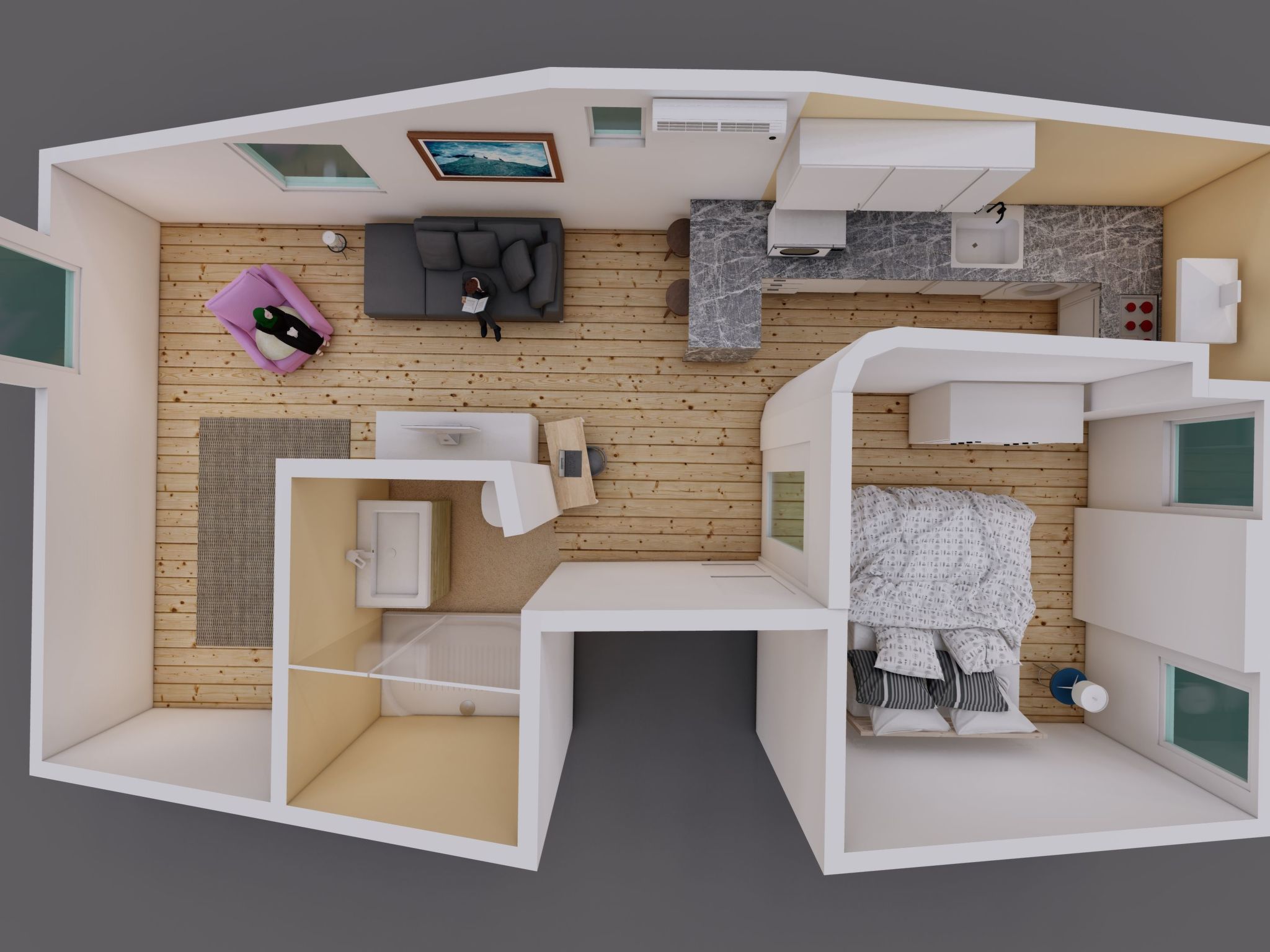 Das romantische Nest. der perfekte Rückzugsort im Stadtzentrum-Image-tags.info