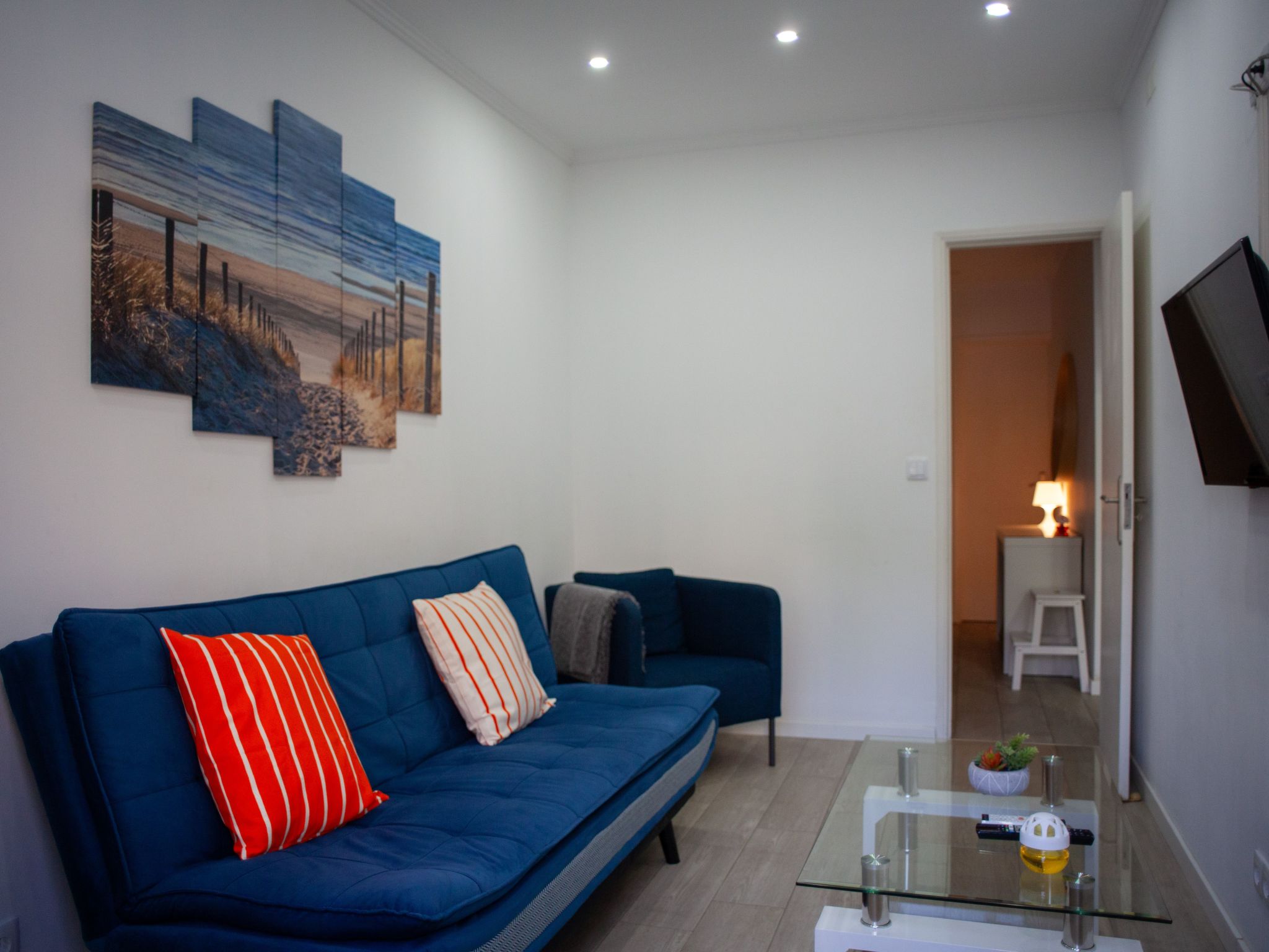 Just4u Wohnung mit AC in der Nähe von Lissabon und Strand-Binnen