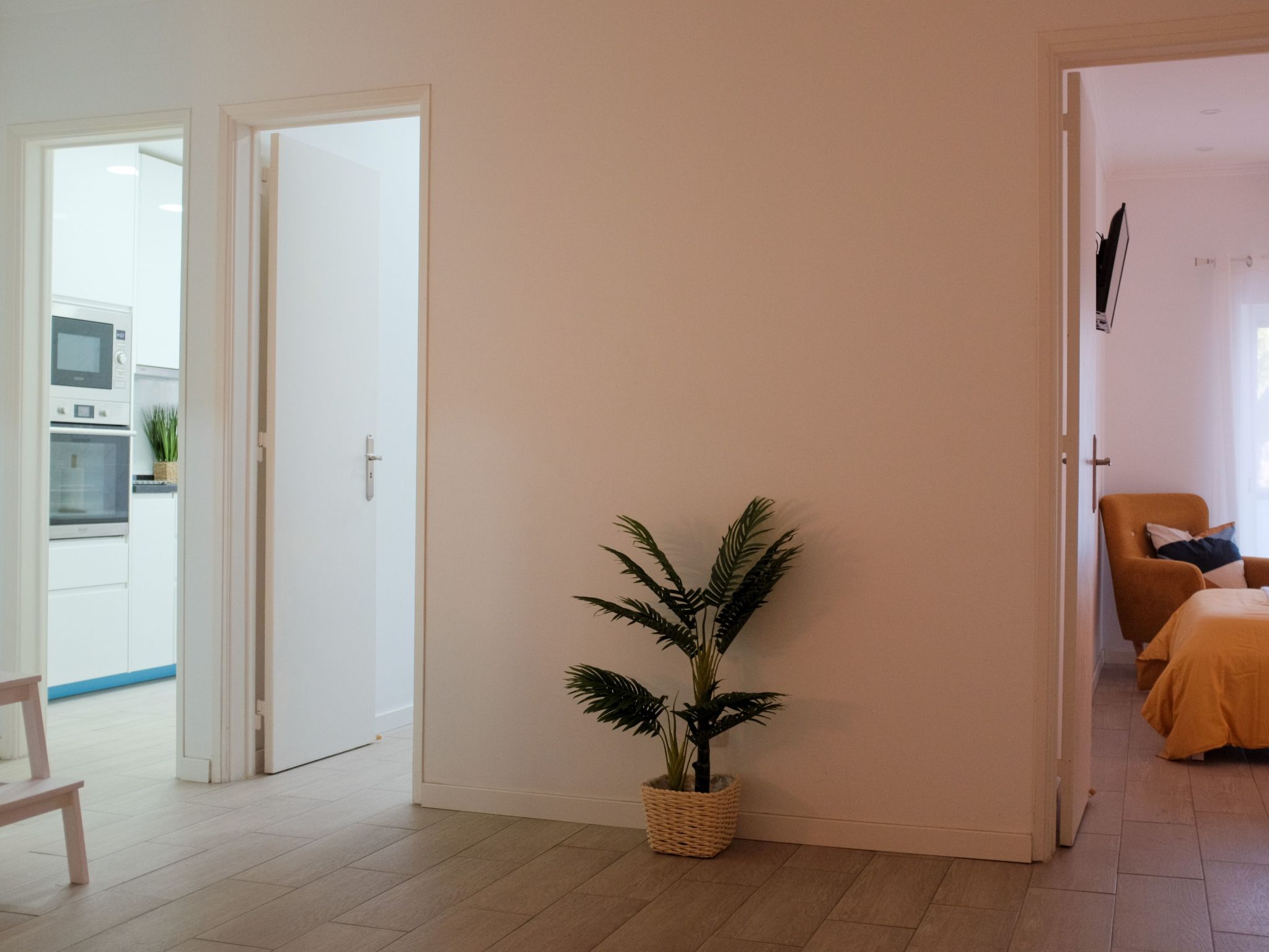 Just4u Wohnung mit AC in der Nähe von Lissabon und Strand-Binnen