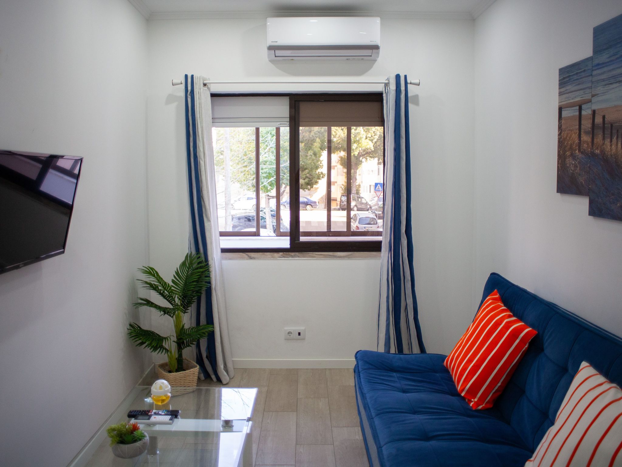 Just4u Wohnung mit AC in der Nähe von Lissabon und Strand-Binnen
