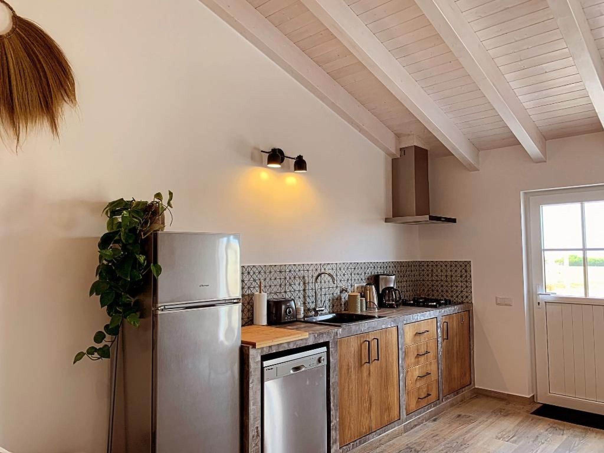 Haus Bamboo in Odeceixe mit ruhiger Terrasse-Binnen