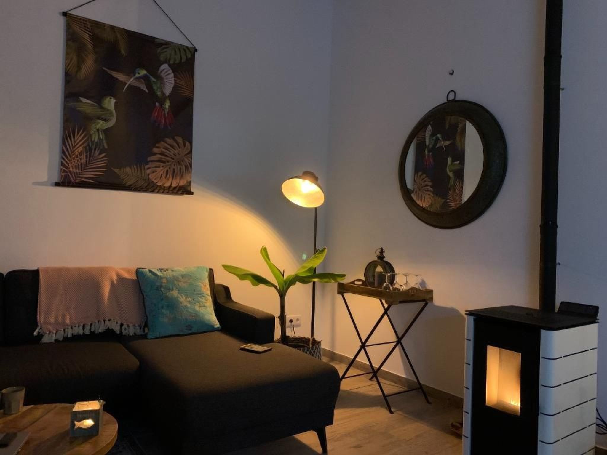 Haus Bamboo in Odeceixe mit ruhiger Terrasse-Binnen