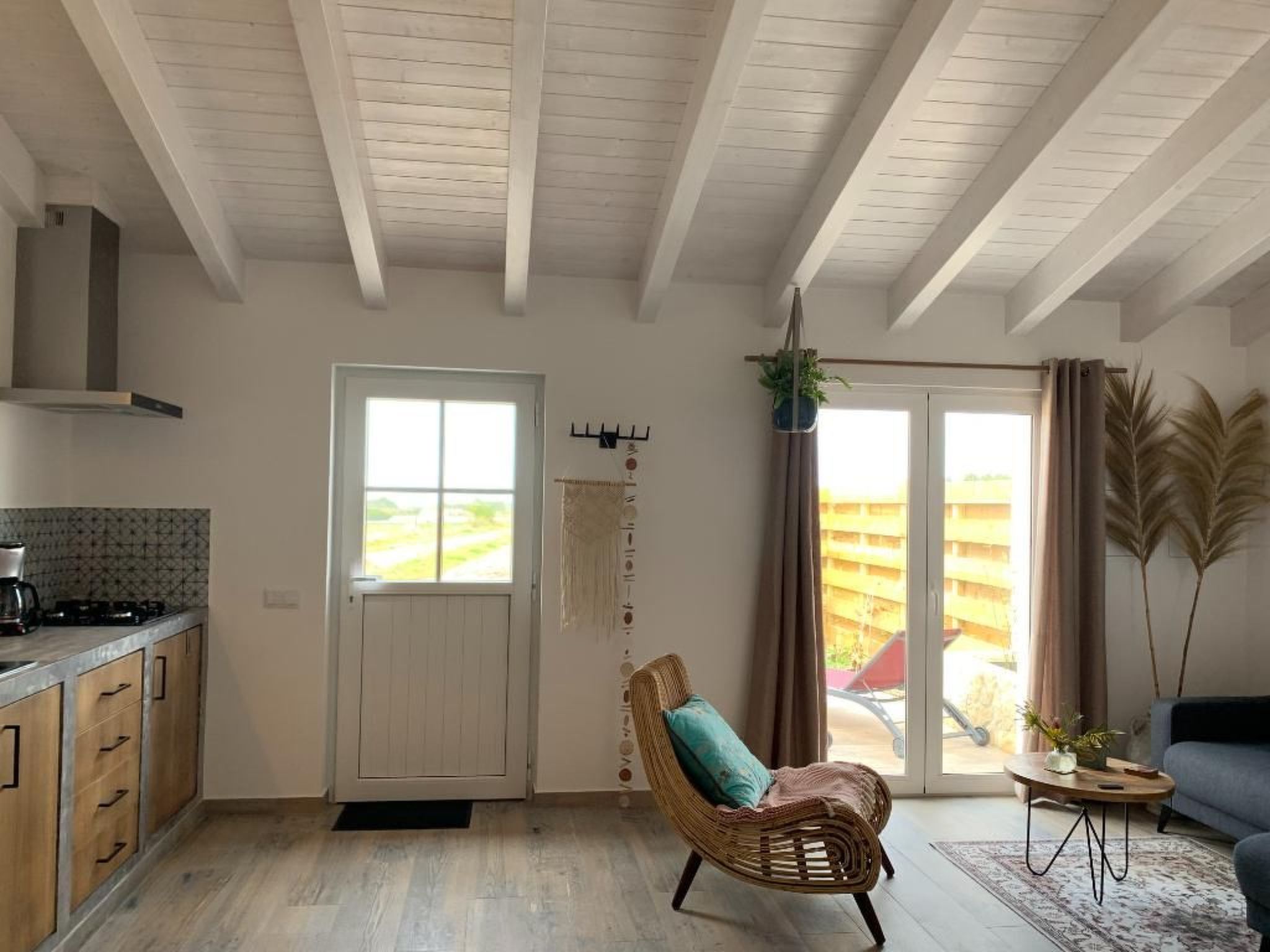 Haus Bamboo in Odeceixe mit ruhiger Terrasse-Binnen