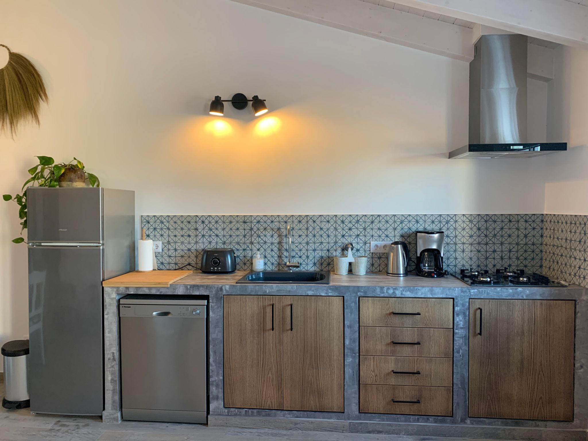 Haus Bamboo in Odeceixe mit ruhiger Terrasse-Binnen