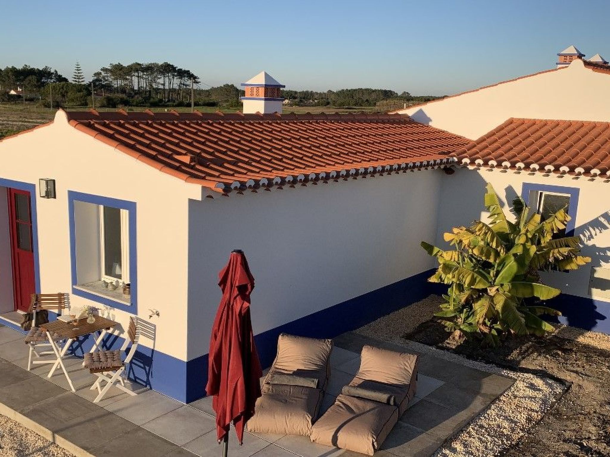 Sonne, Meer, Natur im gemütlichen Ferienhaus-Binnen