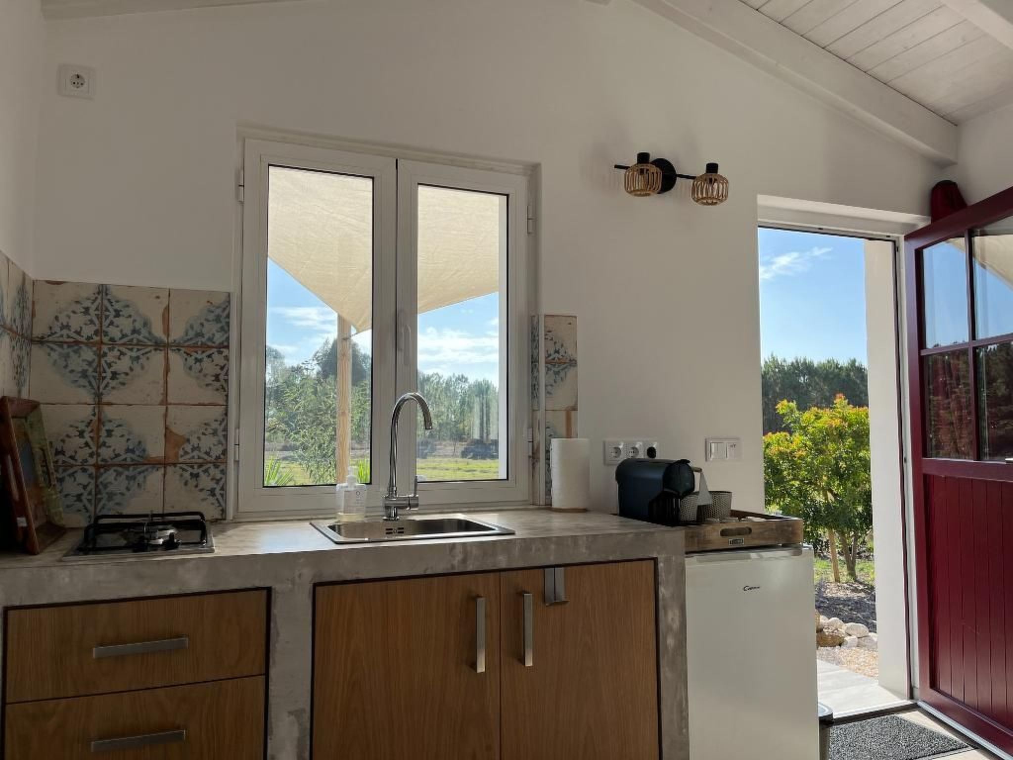 Sonne, Meer, Natur im gemütlichen Ferienhaus-Binnen