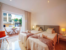 Knus appartement aan zee in centrum Armação de Pêra, 120m van strand - thumbnail 5