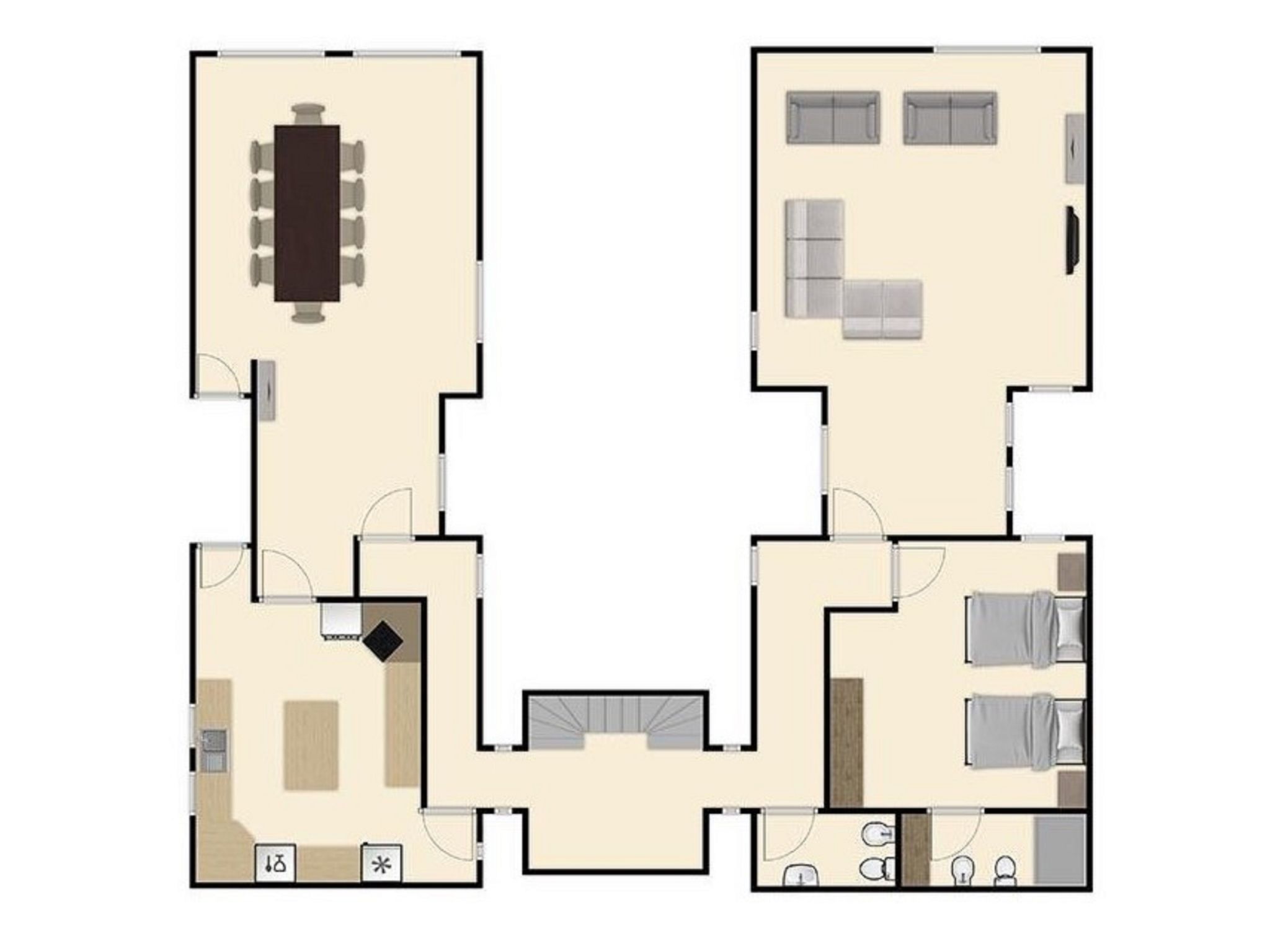 Chalet "Villa Albuar" mit eigenem Pool-Drinnen