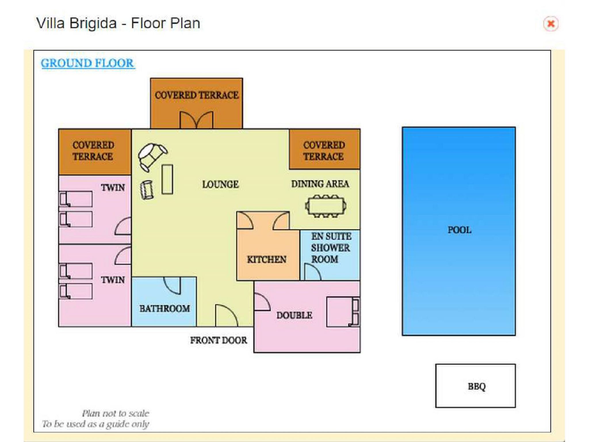 Chalet "Villa Brigida" mit privatem Pool-Drinnen