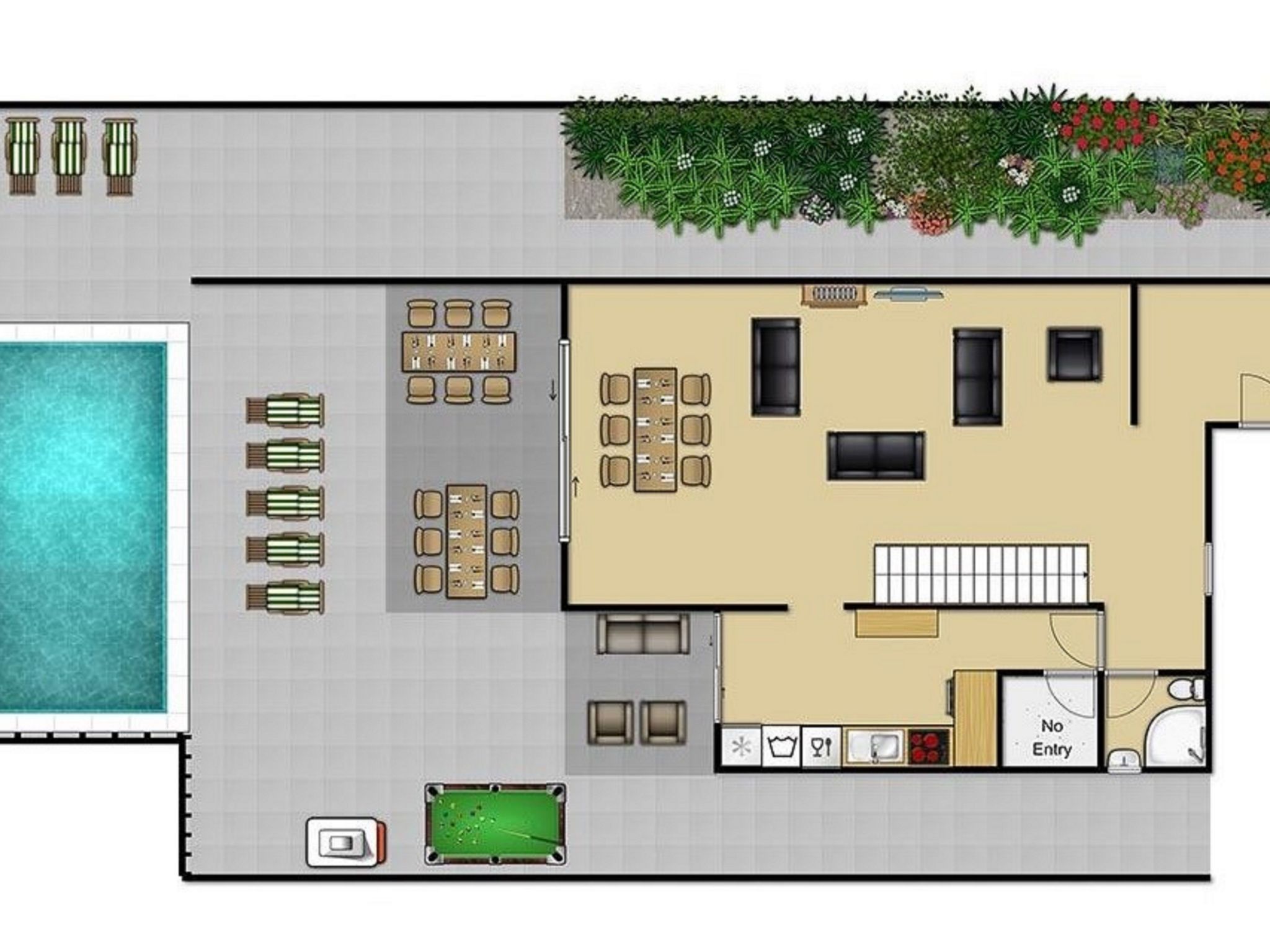 Chalet "Villa Oceano" mit privatem Pool-Inside