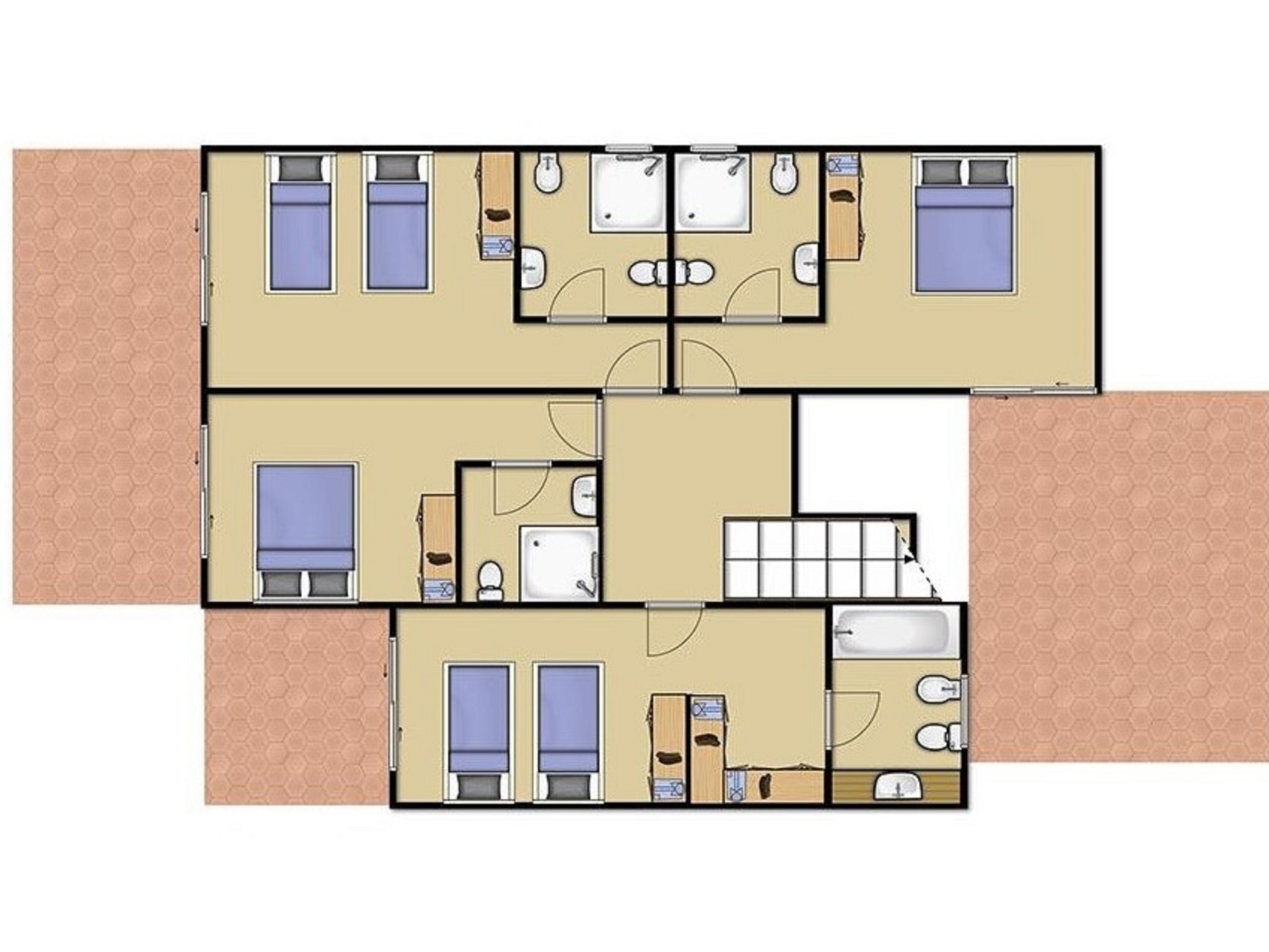 Chalet "Villa Oceano" mit privatem Pool