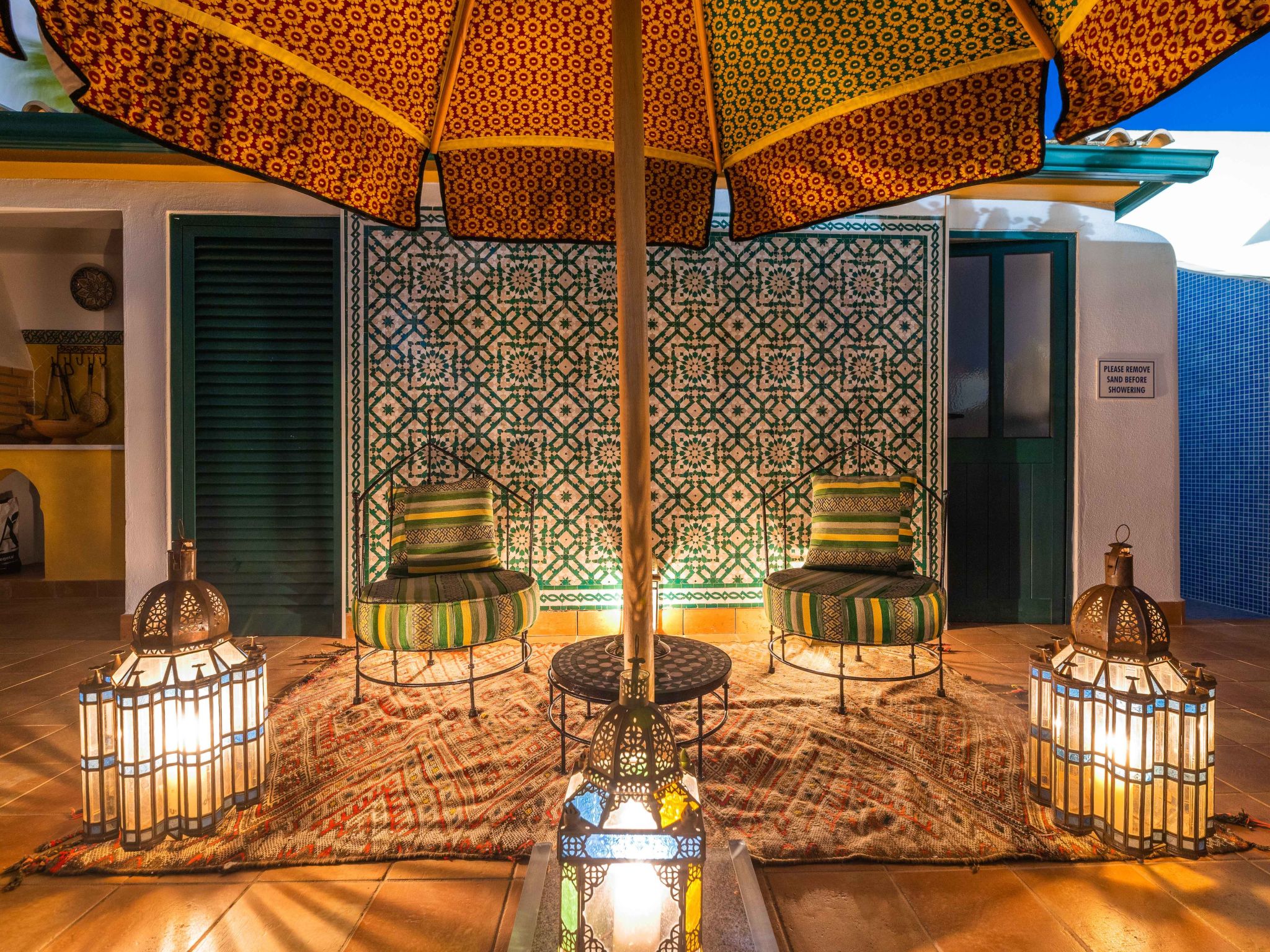 Feriendorf "Riad Serpa Galé".-Inside