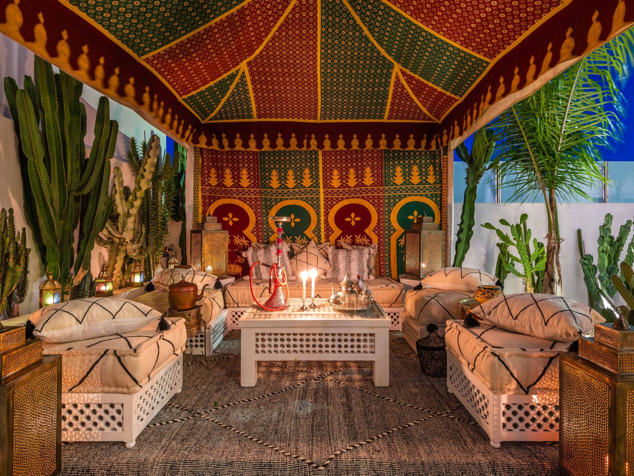 Villa "Riad Matias Galé"-Drinnen