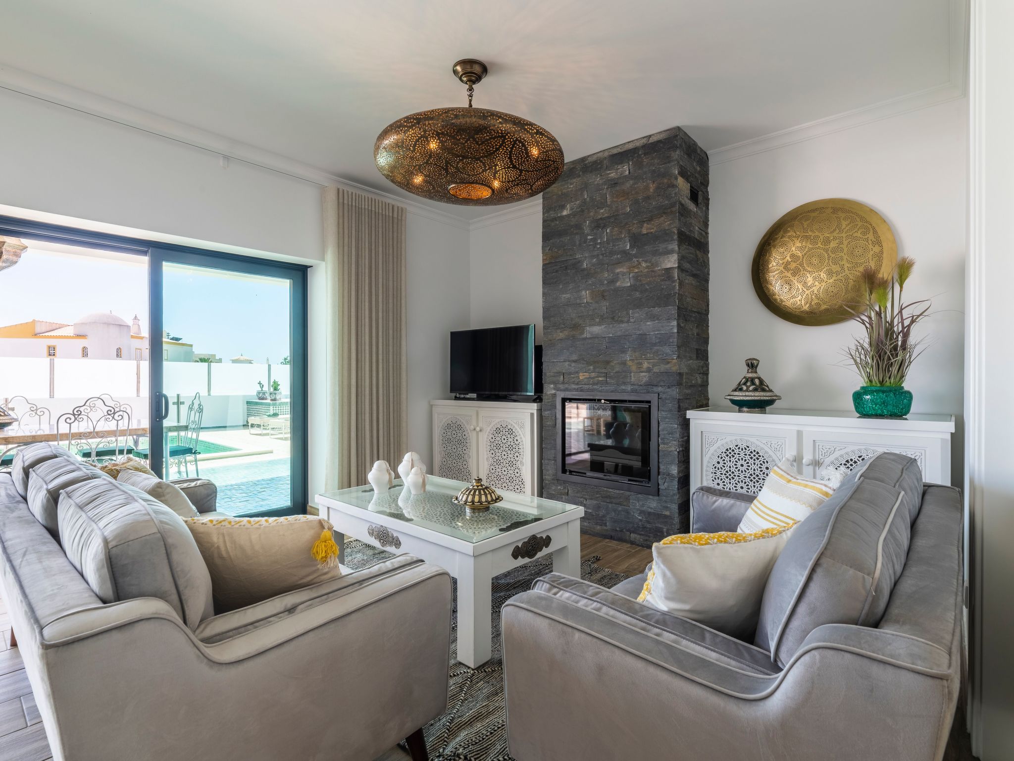 Villa "Riad Matias Galé"-Drinnen