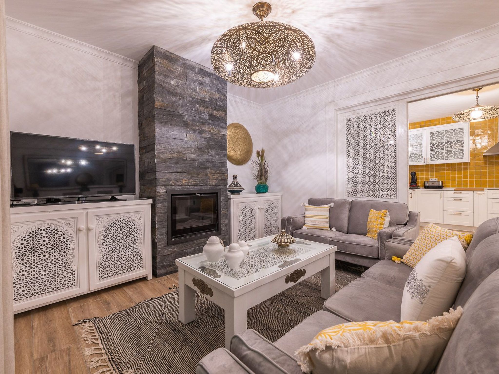 Villa "Riad Matias Galé"-Drinnen