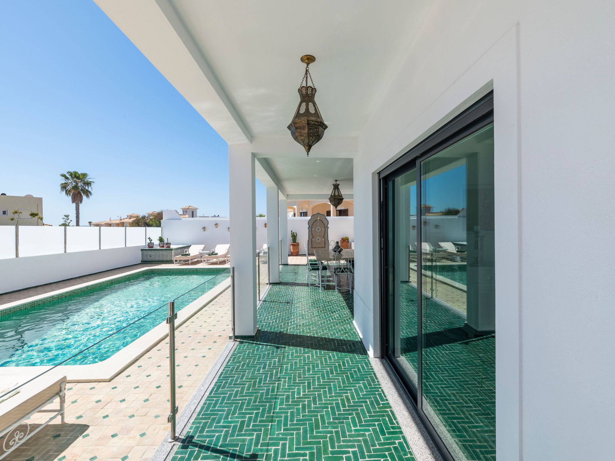 Villa "Riad Matias Galé"-Drinnen