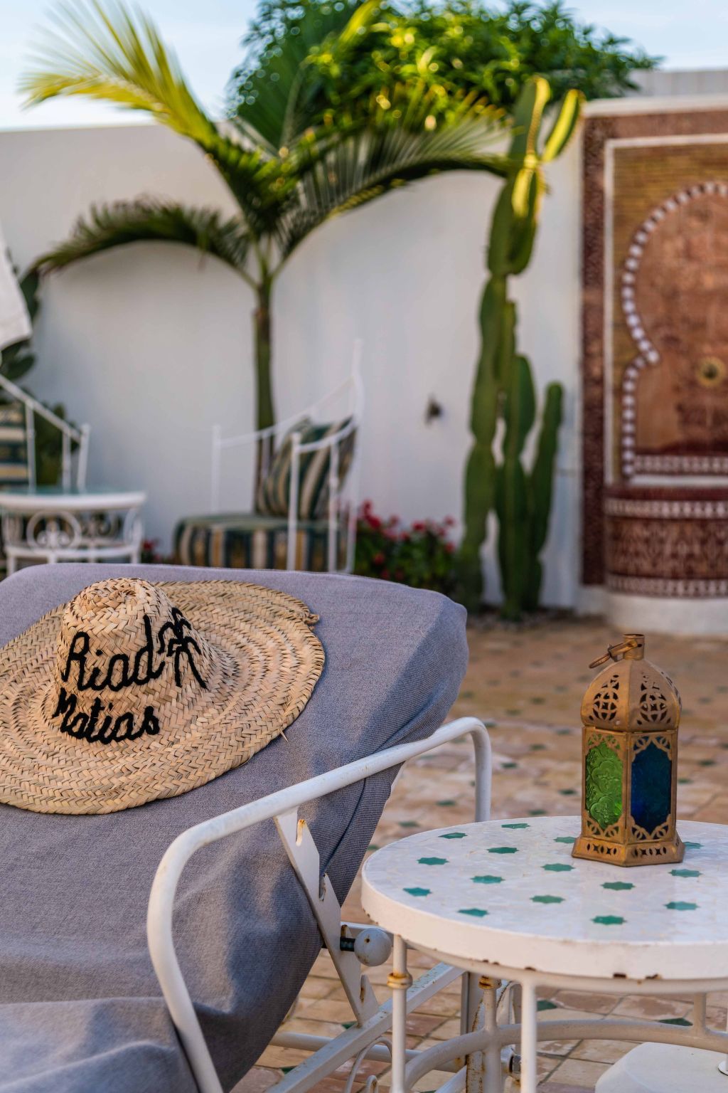 Villa "Riad Matias Galé"-Drinnen