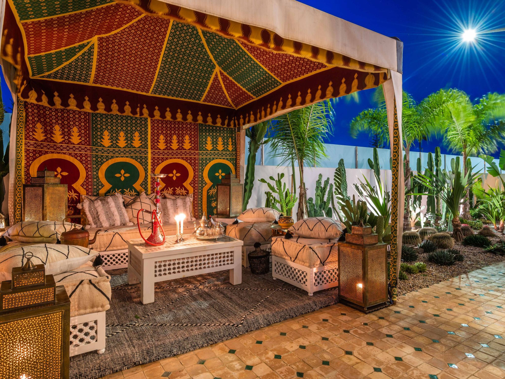 Villa "Riad Matias Galé"-Drinnen