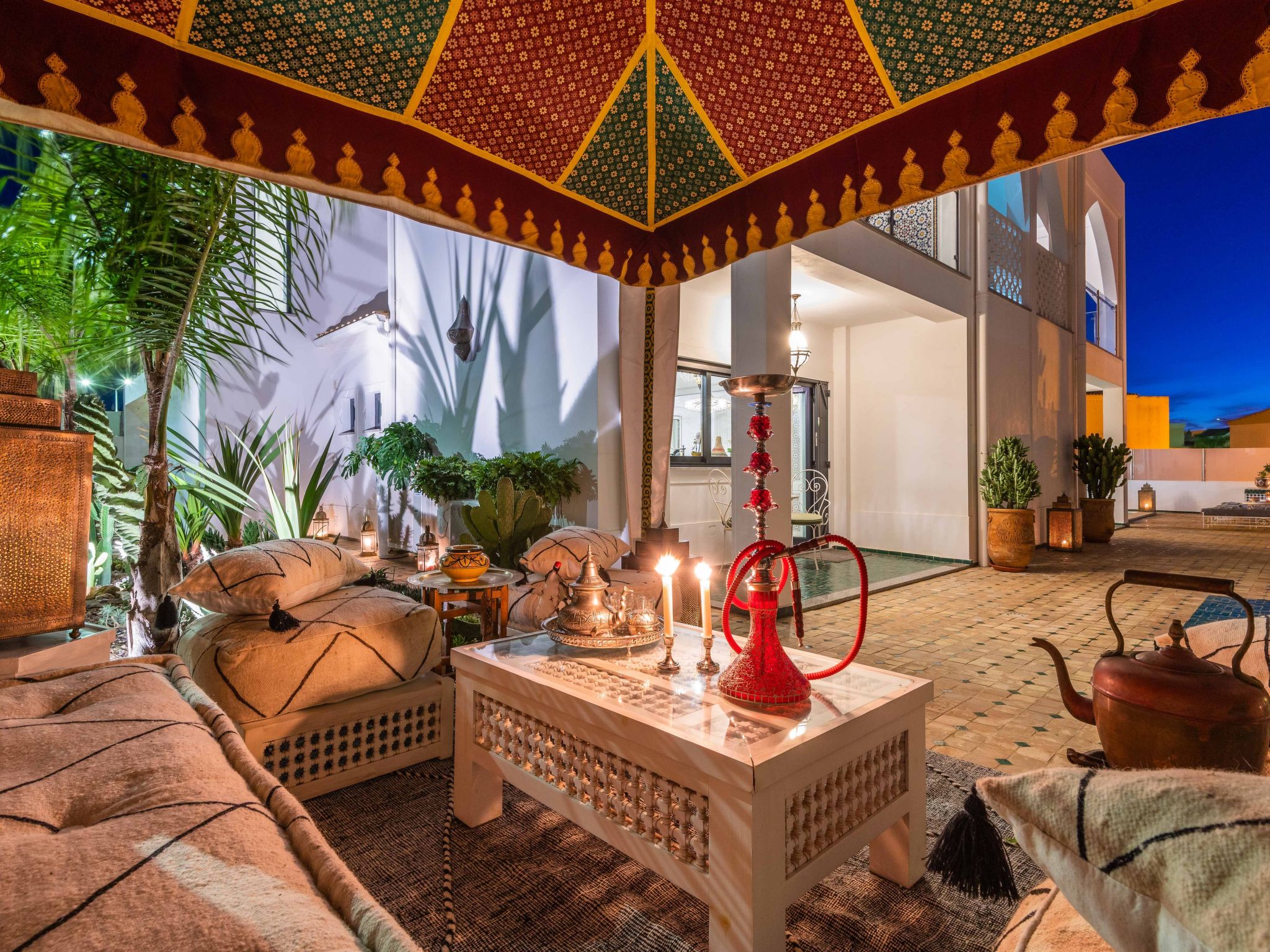 Villa "Riad Matias Galé"-Drinnen