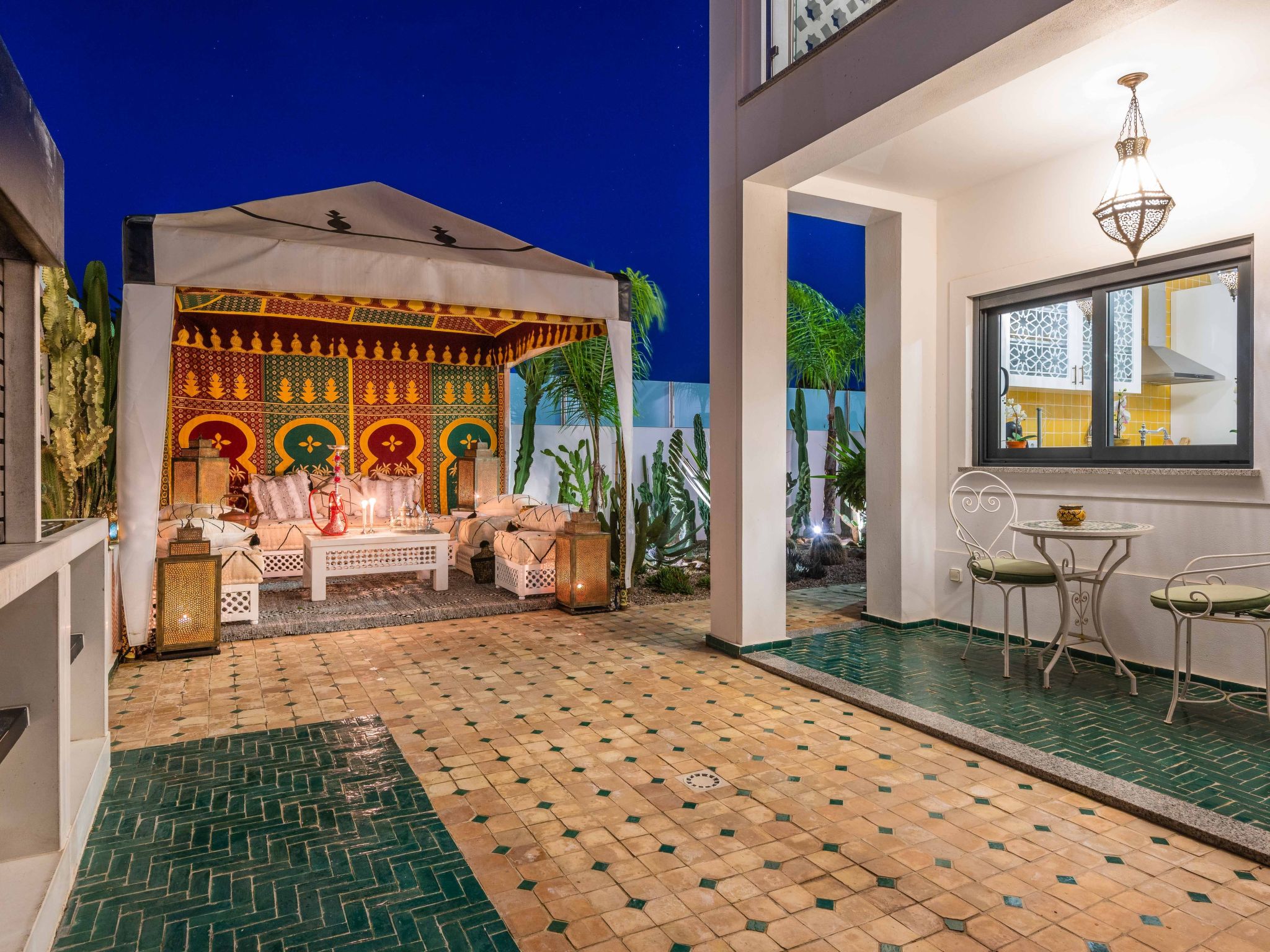 Villa "Riad Matias Galé"-Drinnen