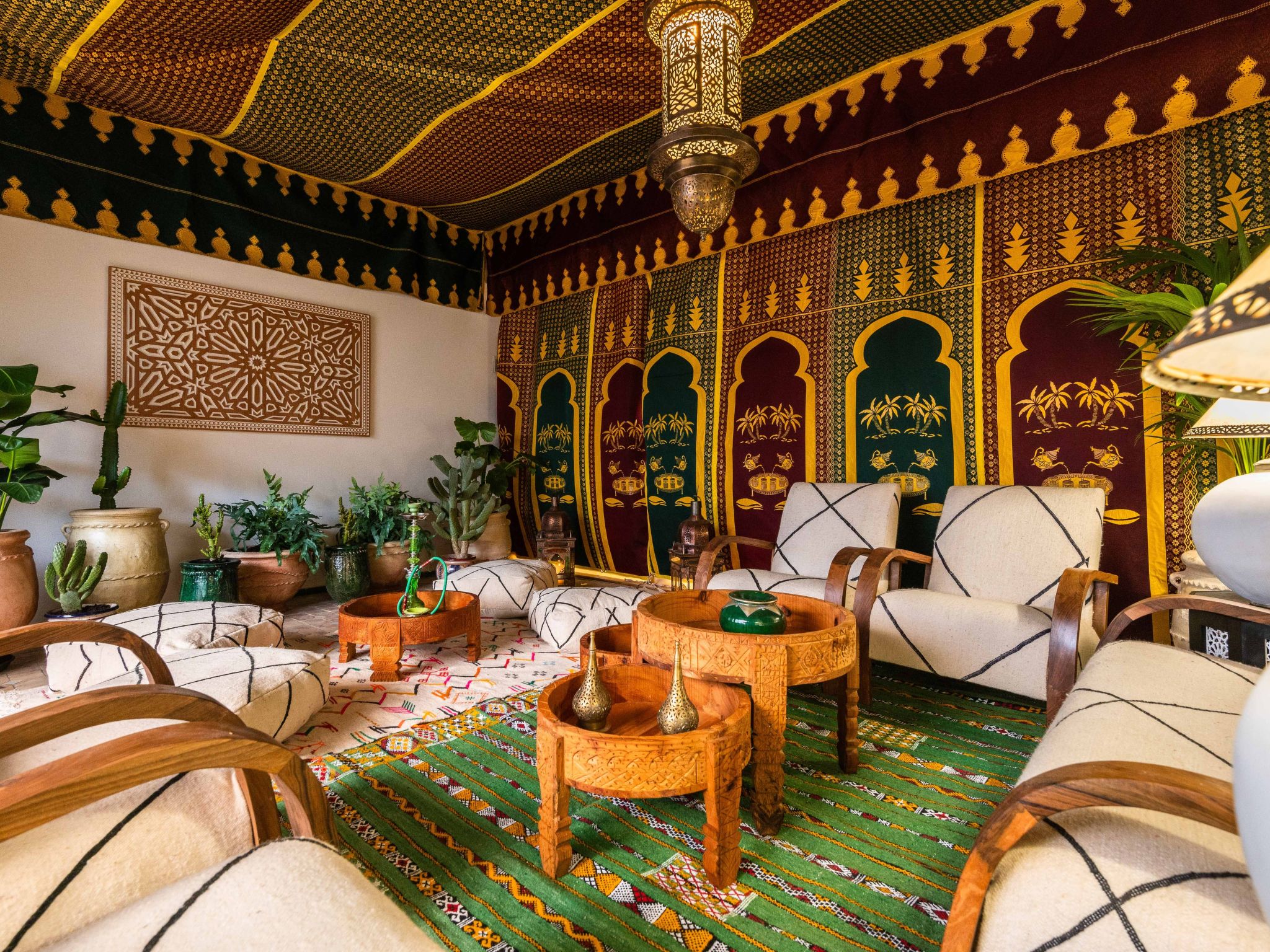 Villa "Riad Matias Galé"-Drinnen