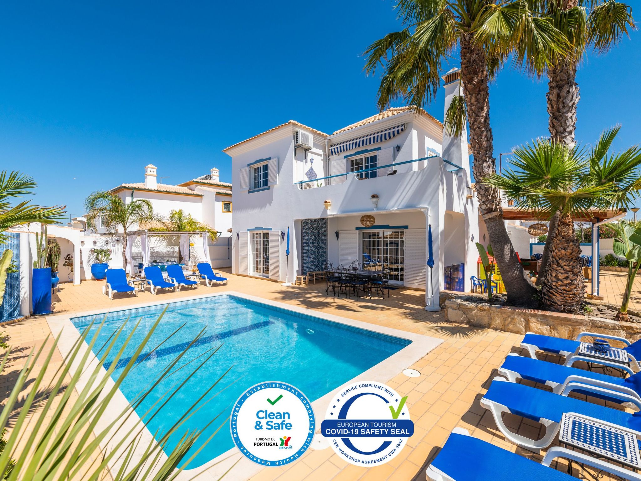 Villa Oasis Galé - privater Pool, Klimaanlage