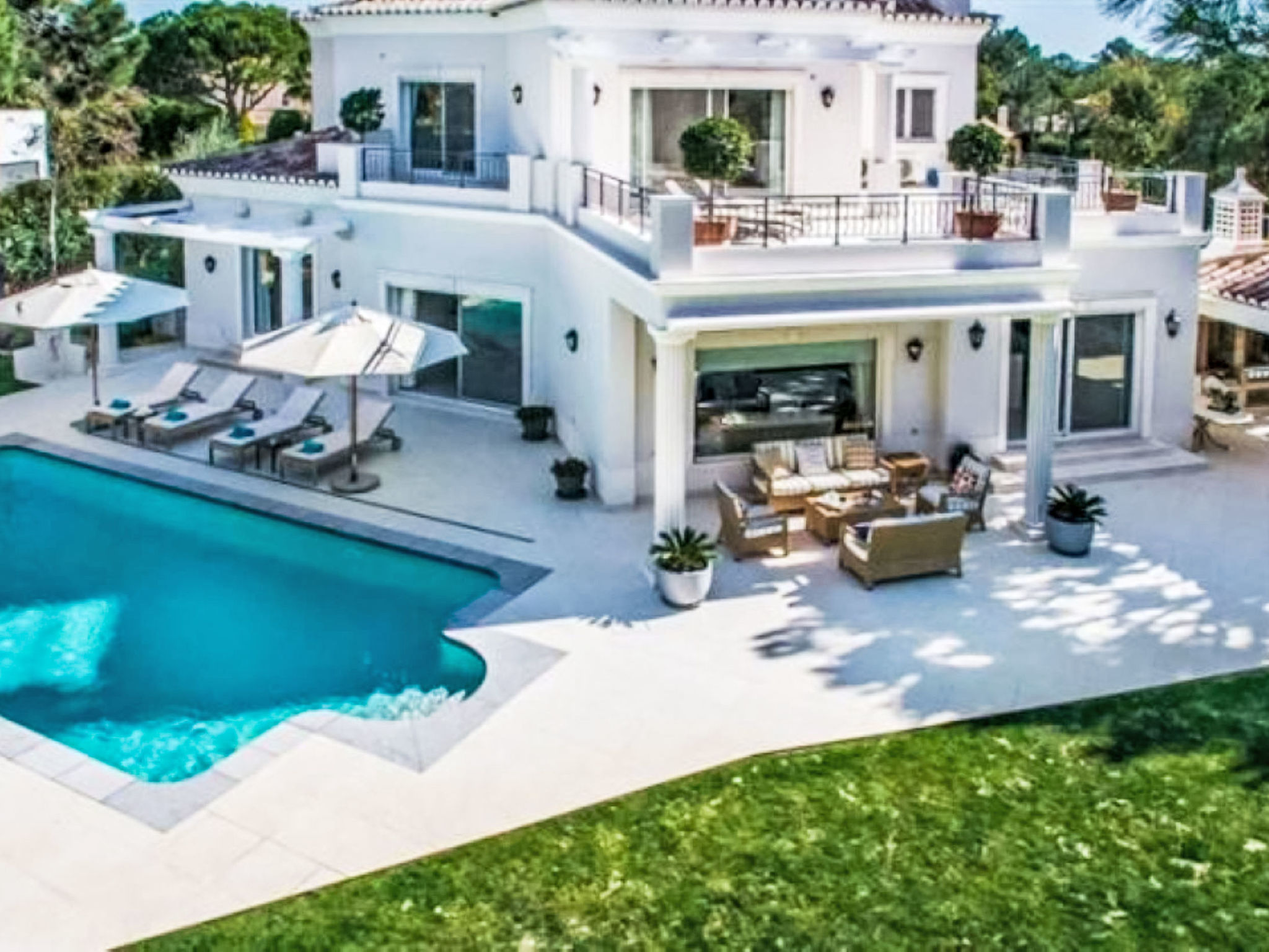 Vakantiehuis met privé zwembad in Quinta Do Lago (Portugal) voor 10 personen