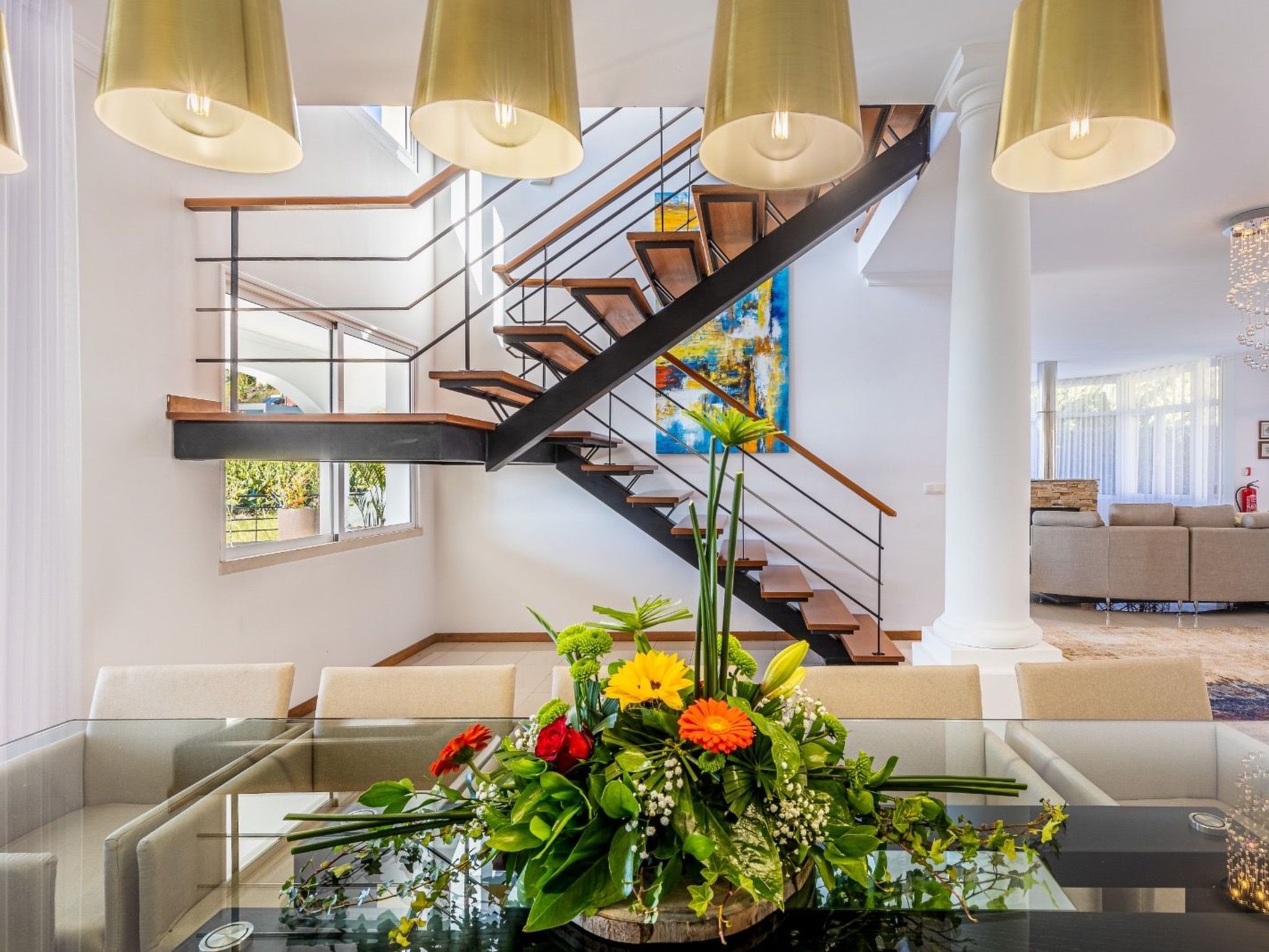 Luxuriöses Escape Village Calheta mit beheiztem Pool-Binnen