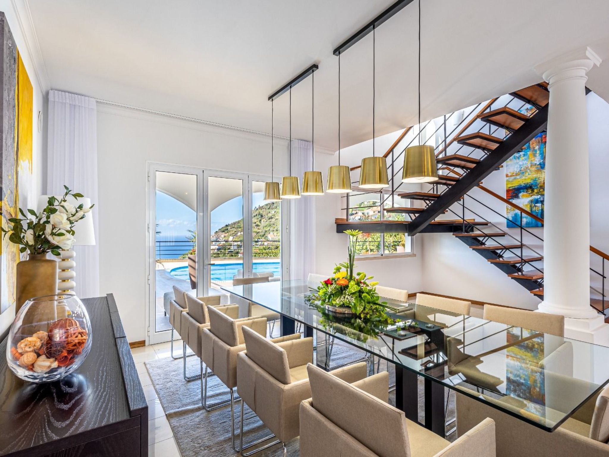 Finca "Calheta" mit Blick auf das Wasser-Binnen