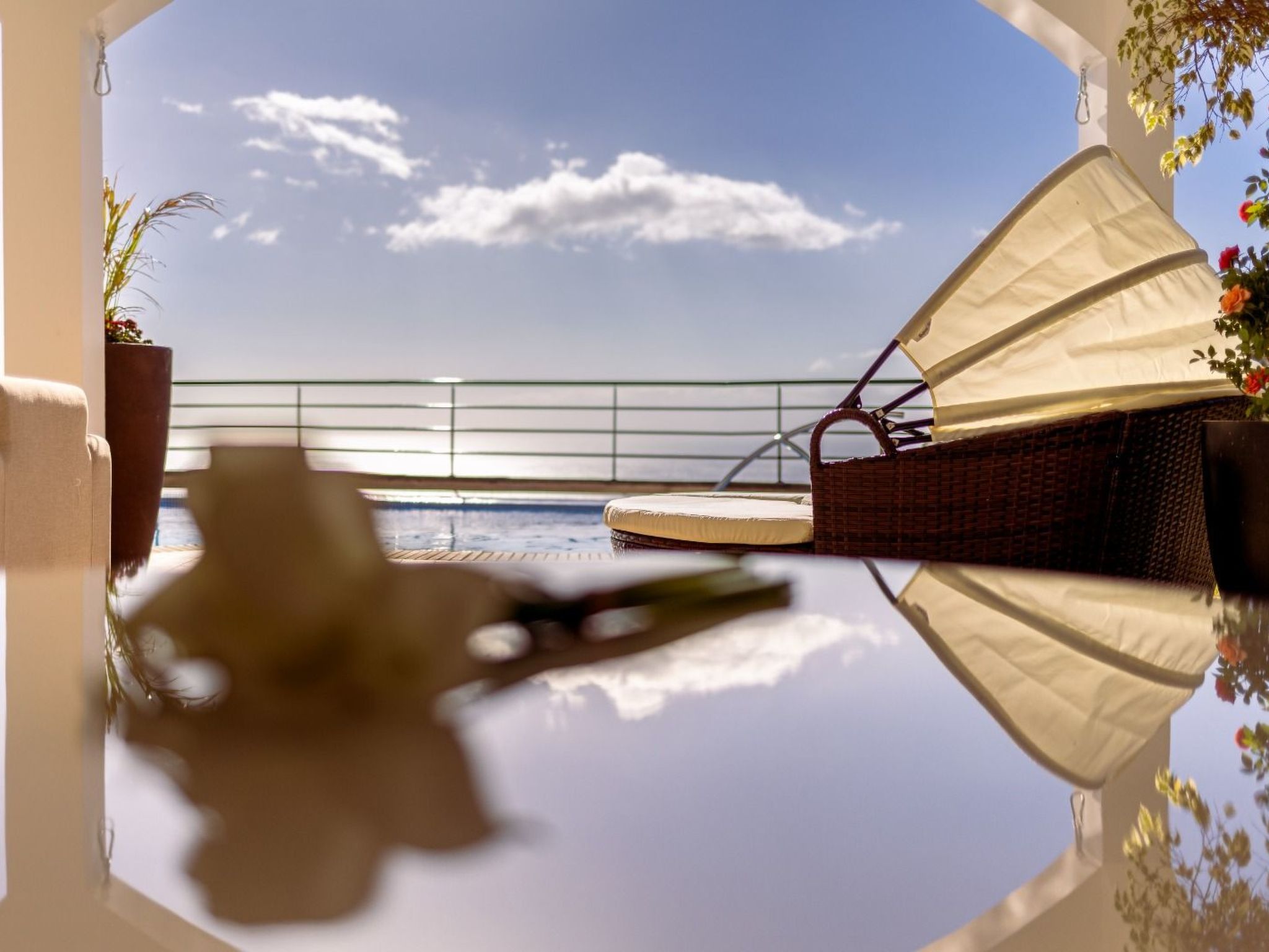 Finca "Calheta" mit Blick auf das Wasser-Binnen
