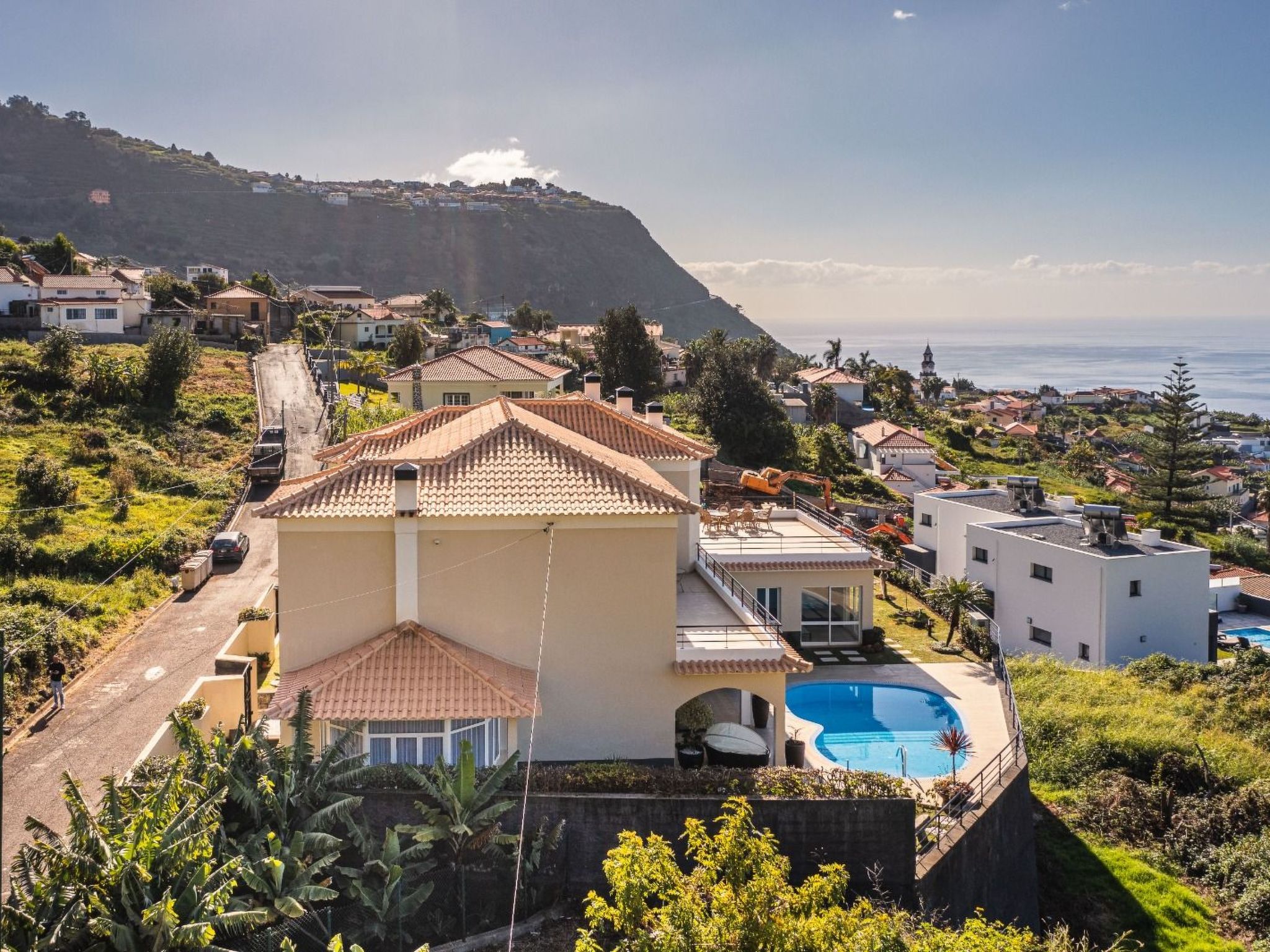 Finca "Calheta" mit Blick auf das Wasser-Binnen