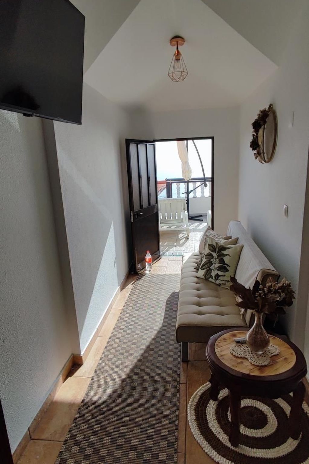 Dachterrasse sonnig und perfekte Aussicht apt-Binnen