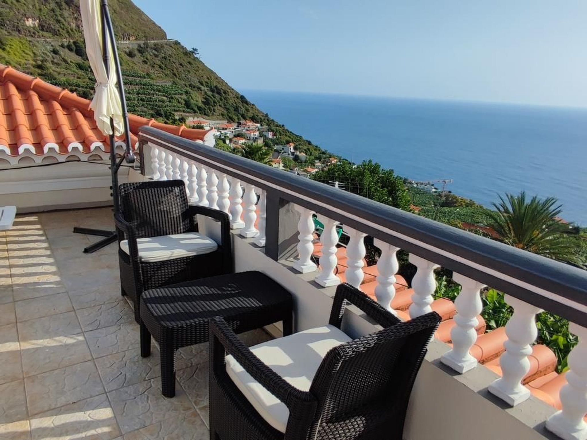 Dachterrasse sonnig und perfekte Aussicht apt-Binnen