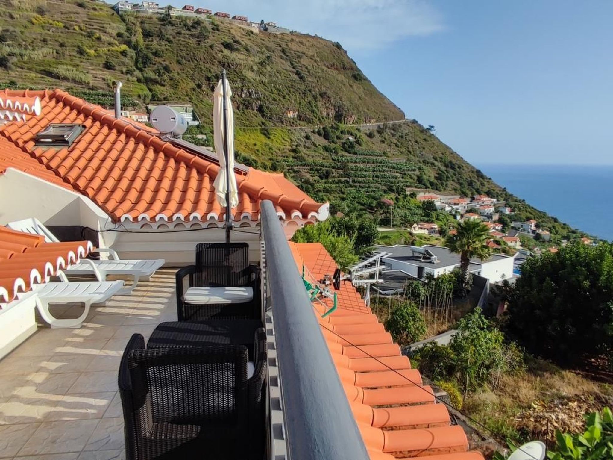 Dachterrasse sonnig und perfekte Aussicht apt-Binnen