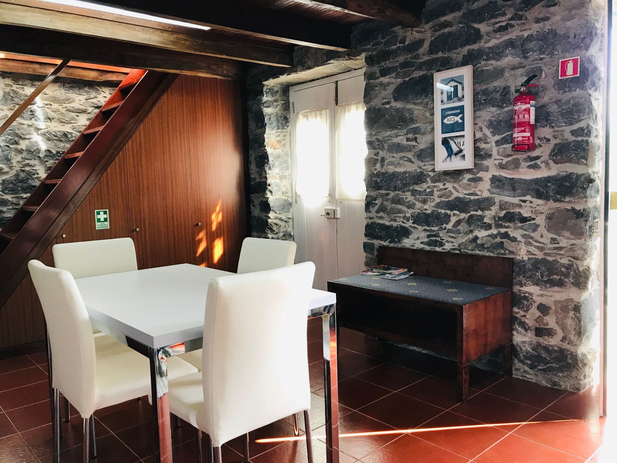 Casa Lugar da Ribeira mit Dachterrasse-Inside