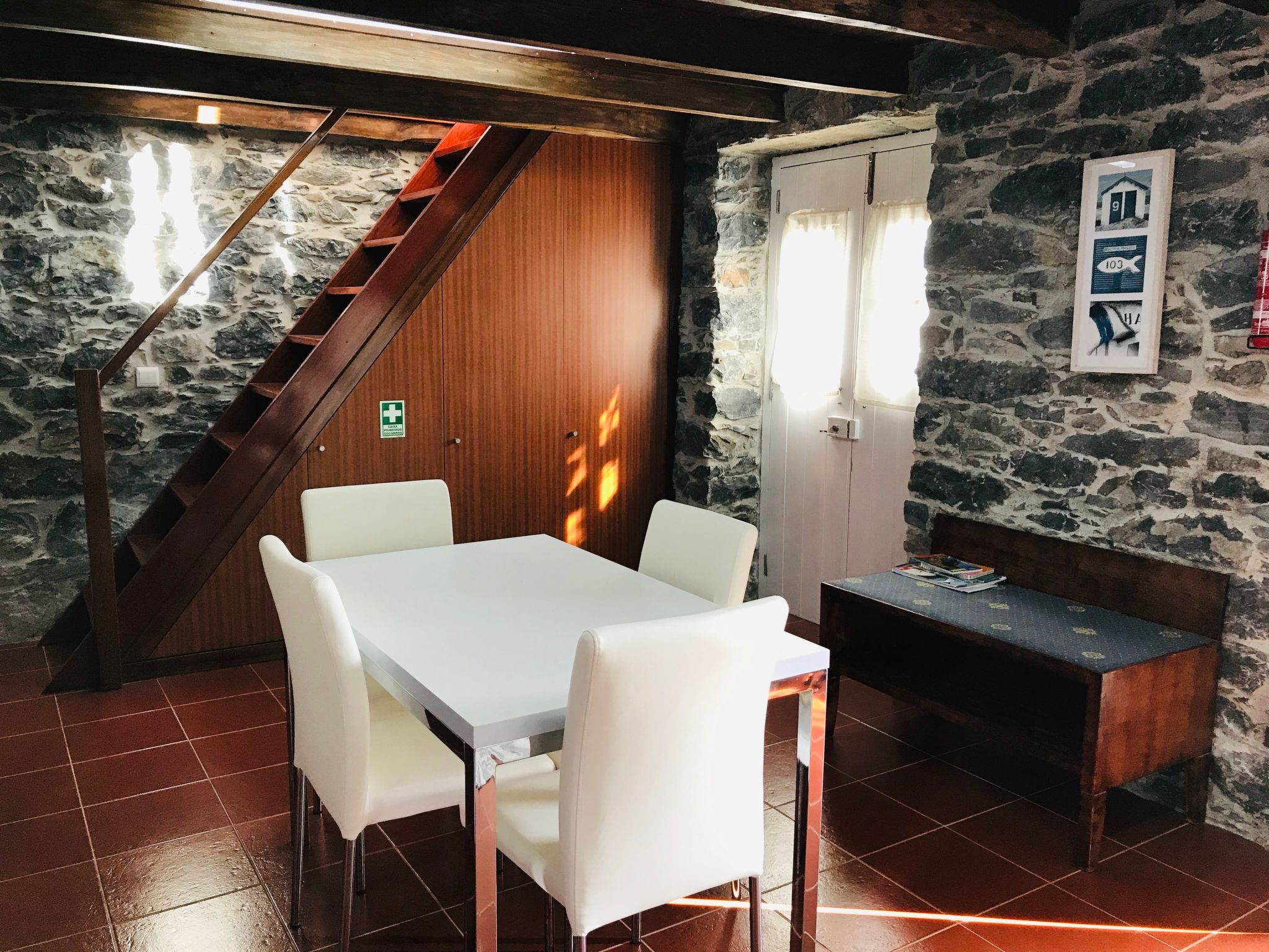 Casa Lugar da Ribeira mit Dachterrasse-Inside