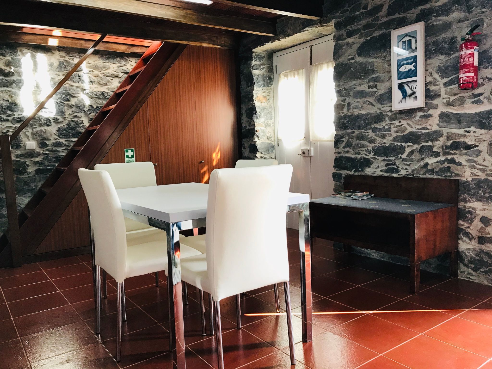 Casa Lugar da Ribeira mit Dachterrasse-Inside