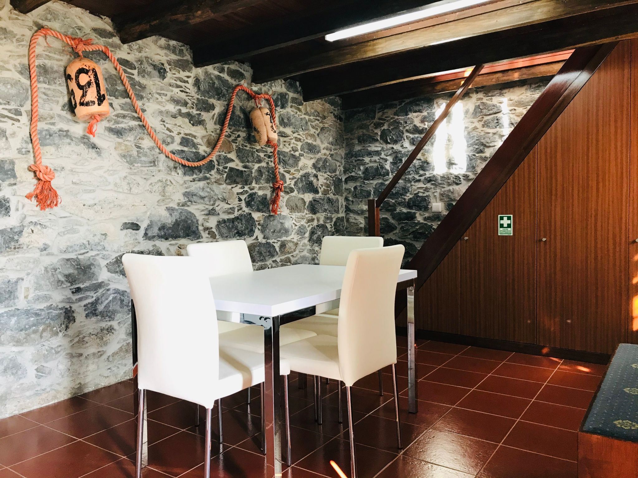 Casa Lugar da Ribeira mit Dachterrasse-Inside