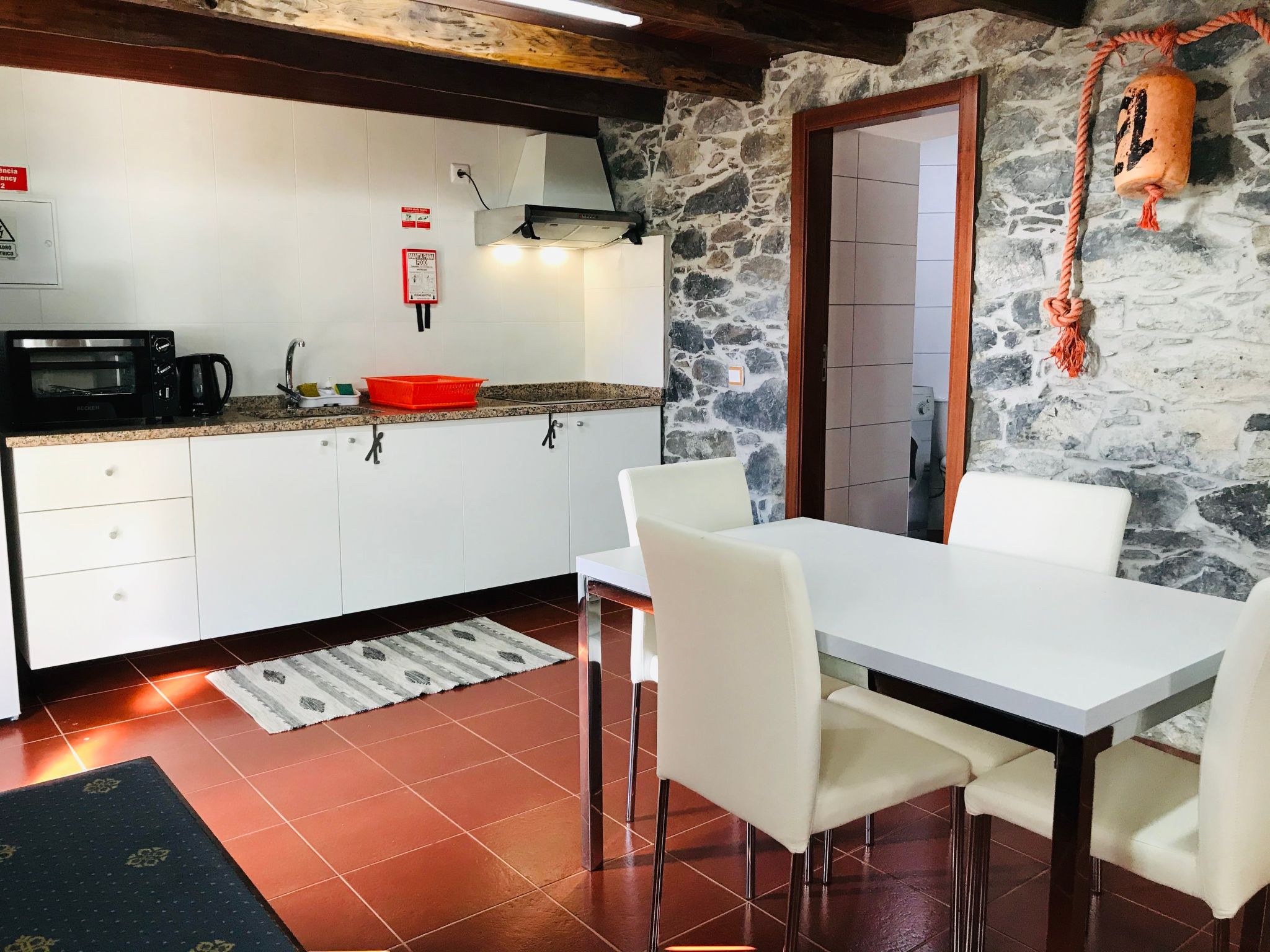 Casa Lugar da Ribeira mit Dachterrasse-Inside