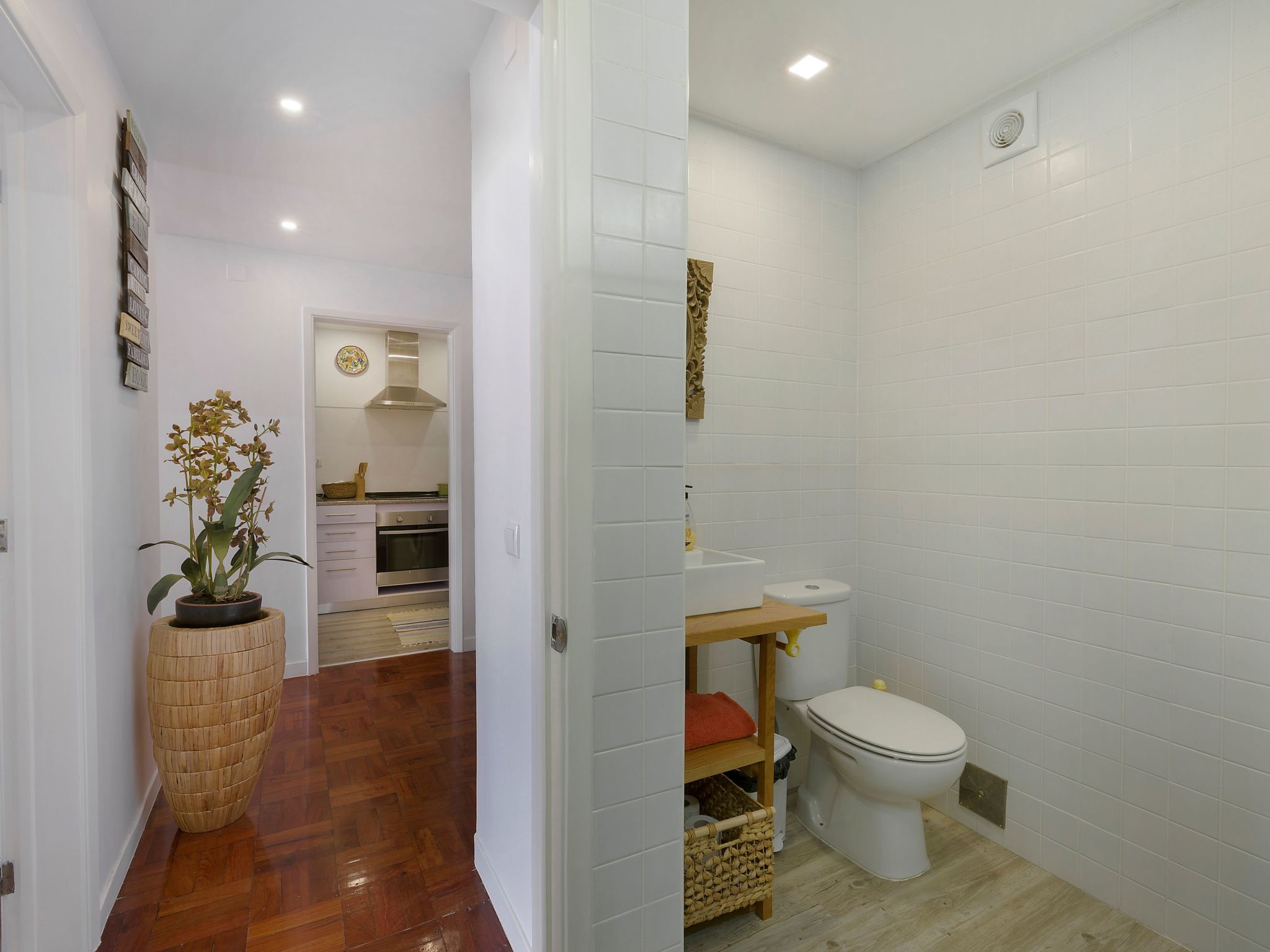 Wohnung mit Balkon und Aussicht in São Martinho-Inside