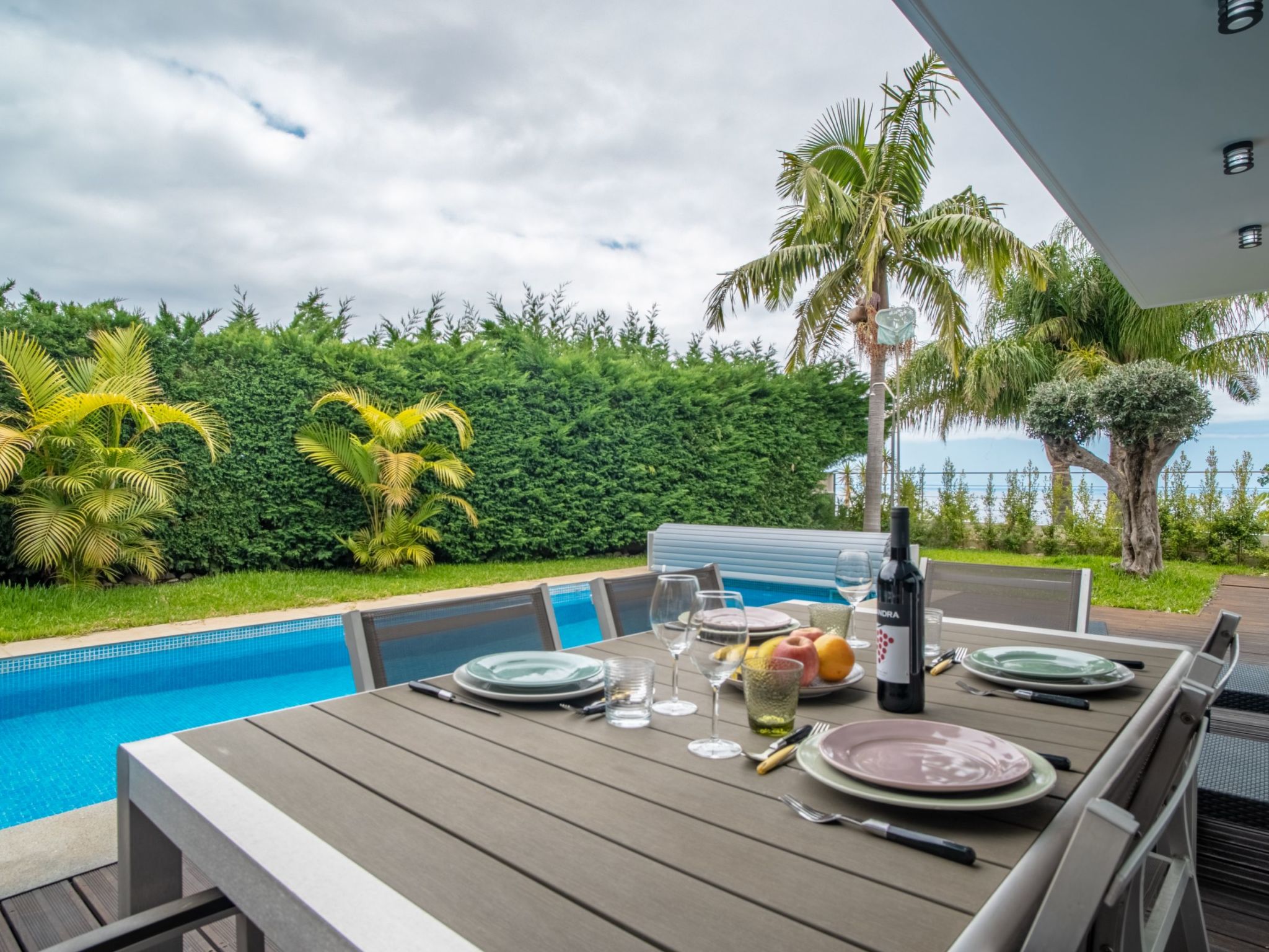 Ferienvilla "Gold Villa" mit eigenem Pool-Dehors