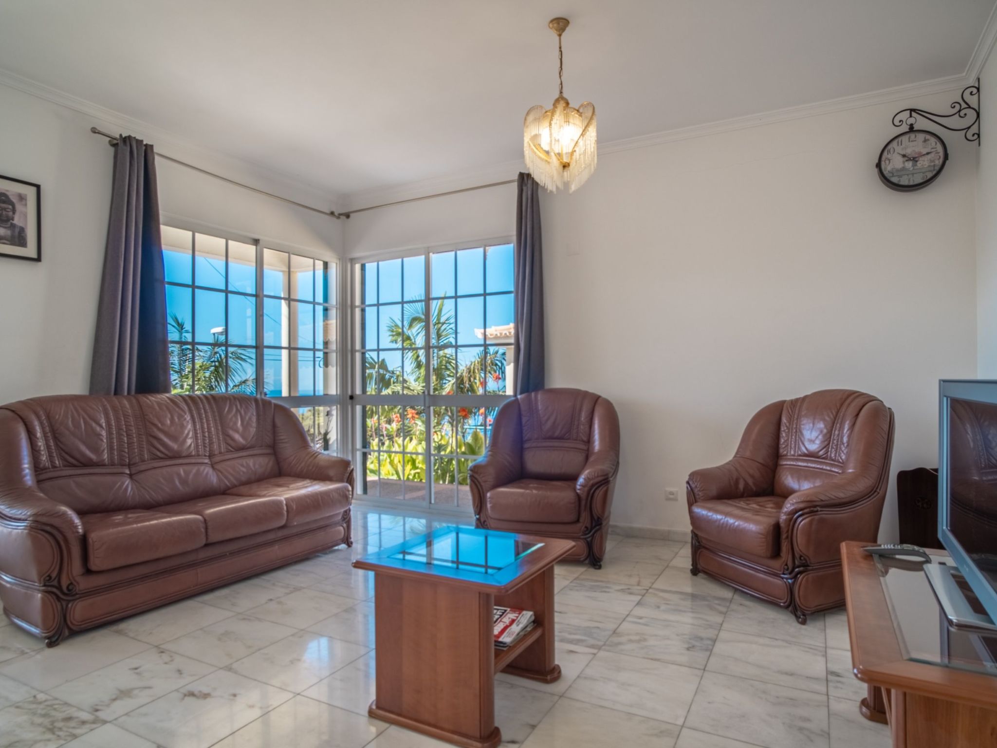 Villa mit Gartenblick