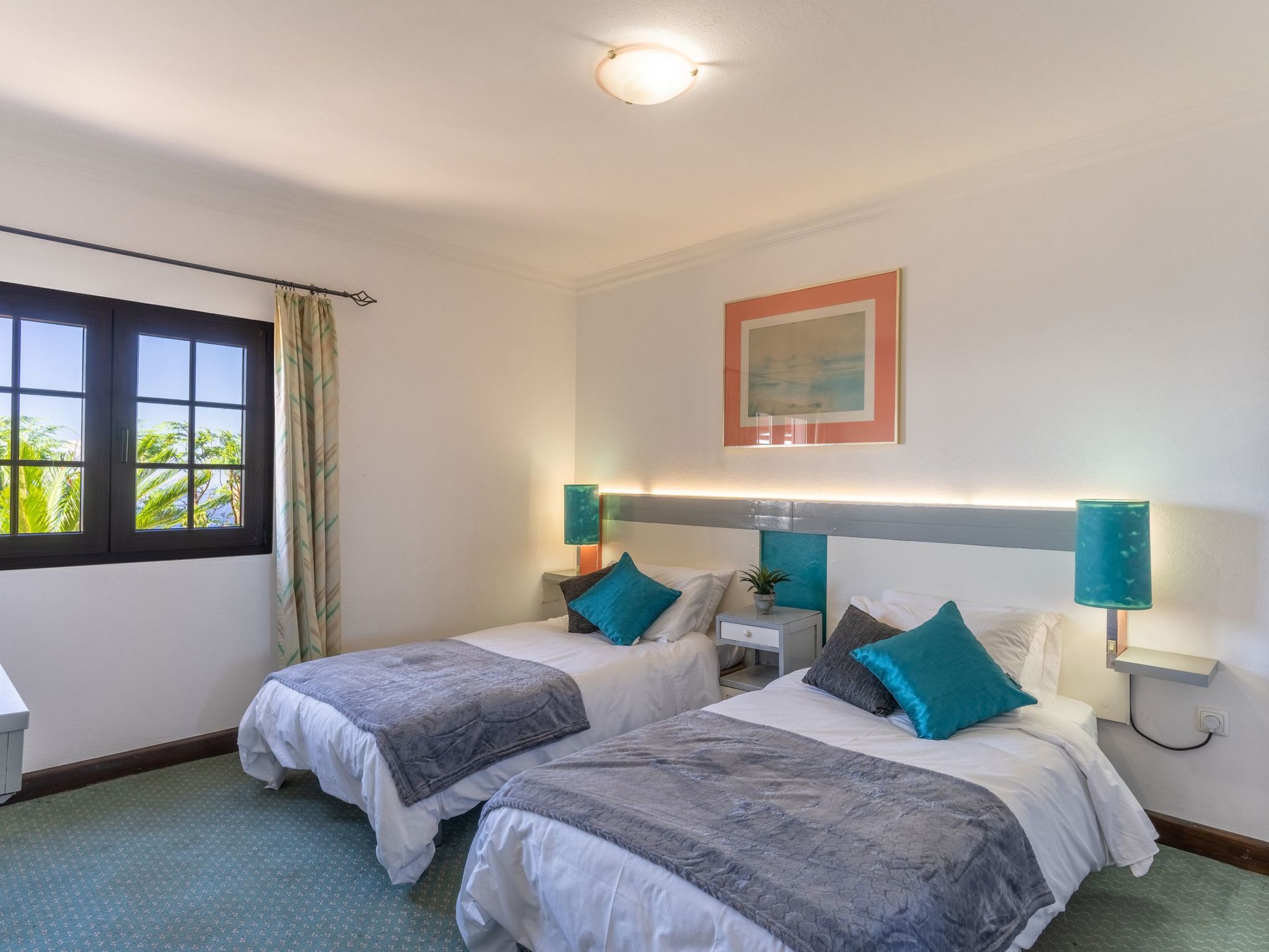 Dorf Sonnenuntergang-Binnen