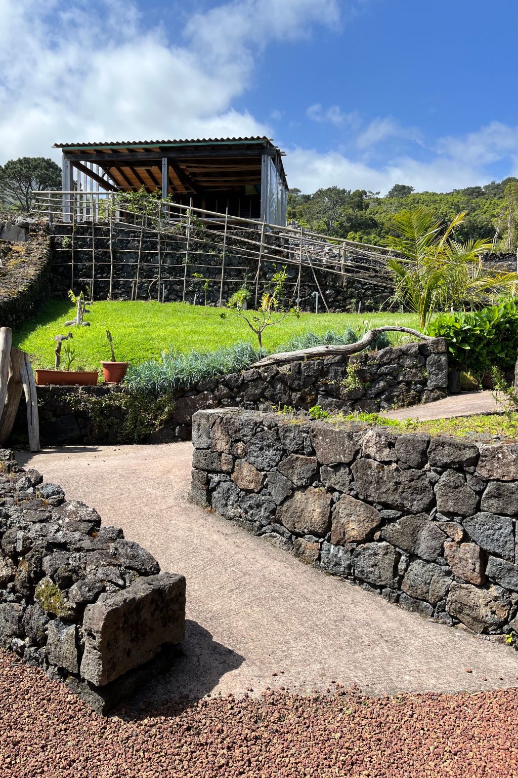 "Vinea Lava" mit Blick auf das Wasser-Binnen
